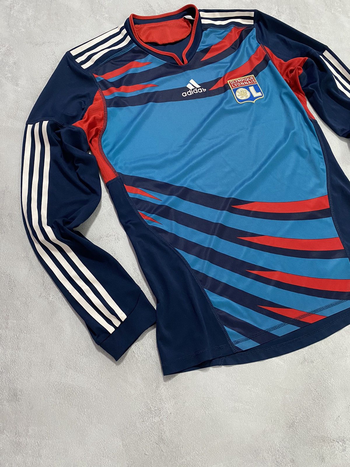 Adidas Adidas Olympique Lyonnais Jersey long sleeve 2010/2011 Size US L / EU 52-54 / 3 - 3 Thumbnail
