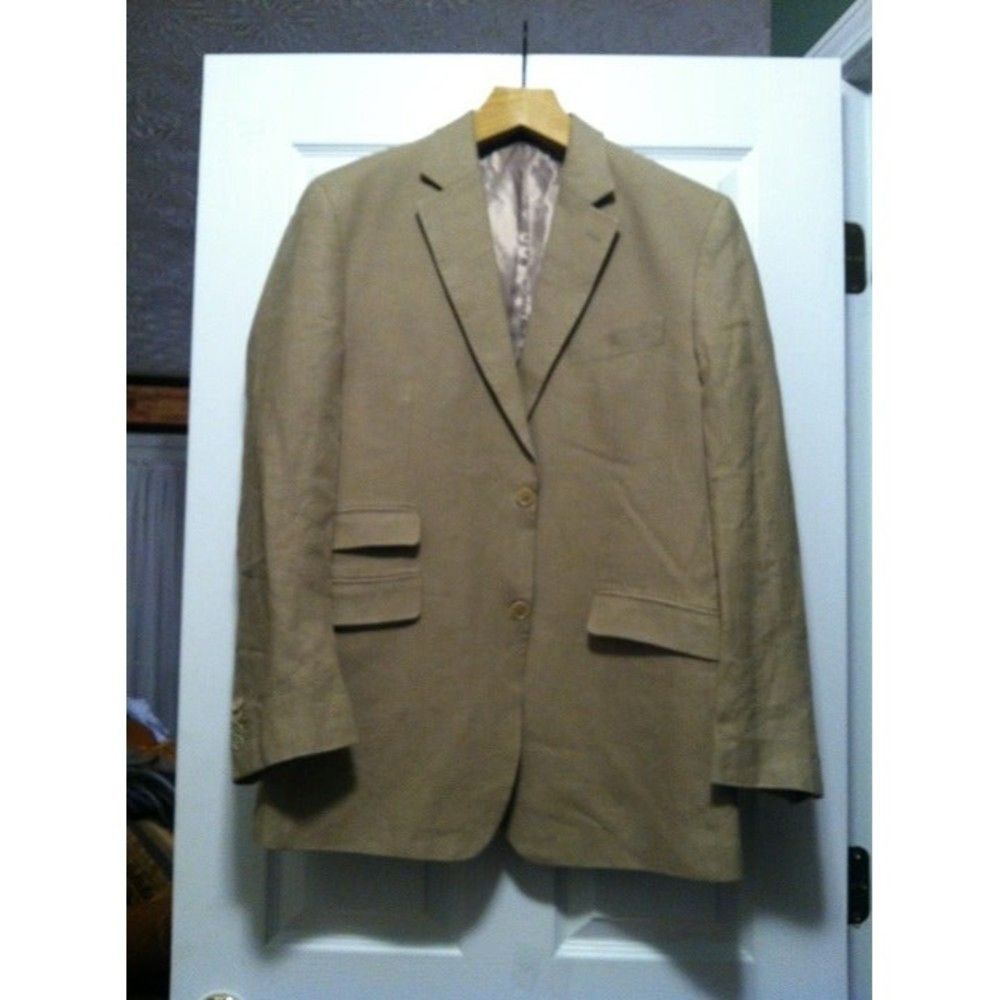 Murano MURANO MENS 100%LINEN SPORT COAT JACKET BLAZER SIZE: M Size US M / EU 48-50 / 2 - 1 Thumbnail