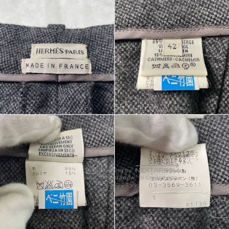 Hermes Hermes Margiela Period Tweed Wide Casual Pants Size 27" / US 4 / IT 40 - 9 Thumbnail