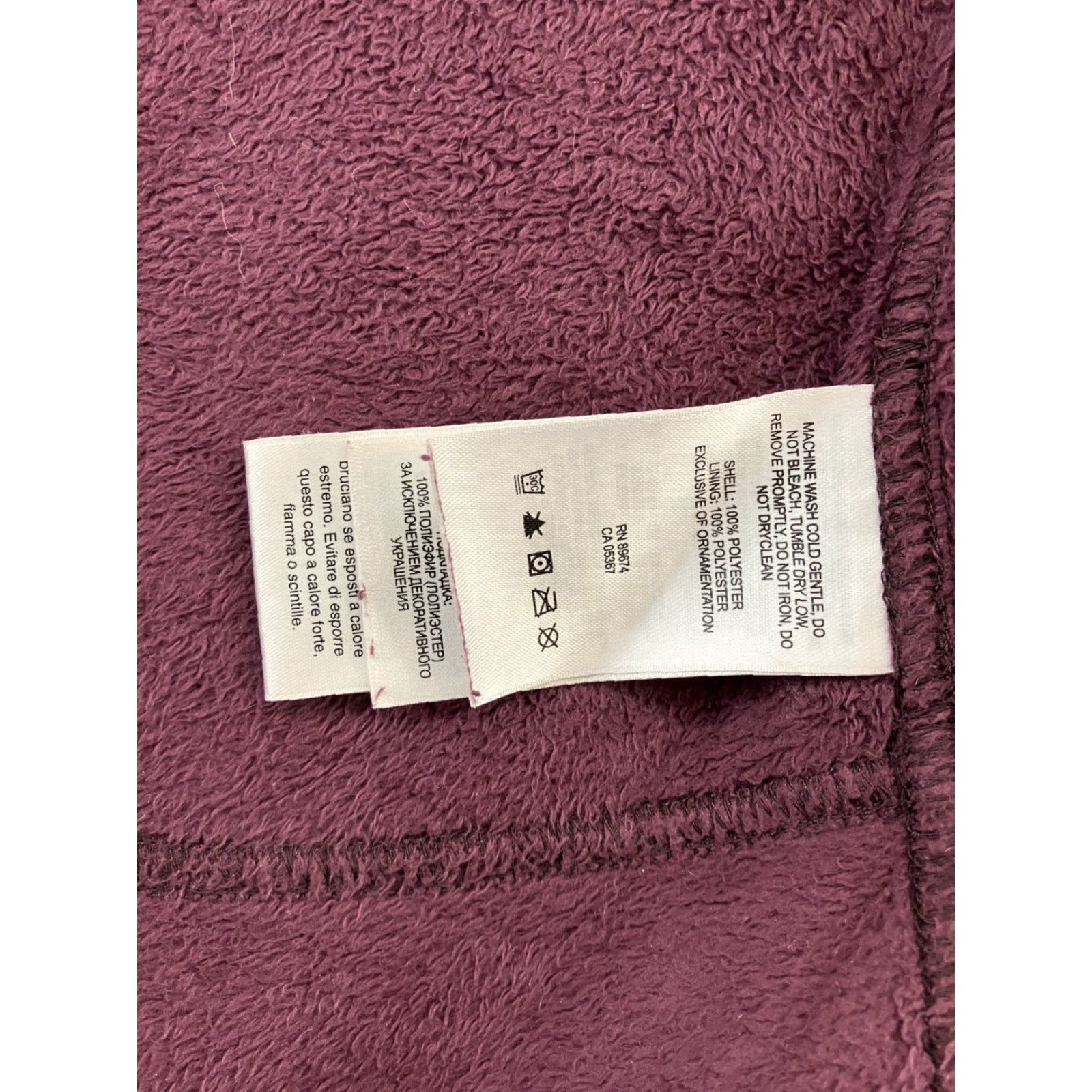 Mountain Hardwear Mountain Hardwear Collared Jacket Womens M Full Zip Purple Fleece Size M / US 6-8 / IT 42-44 - 5 Thumbnail