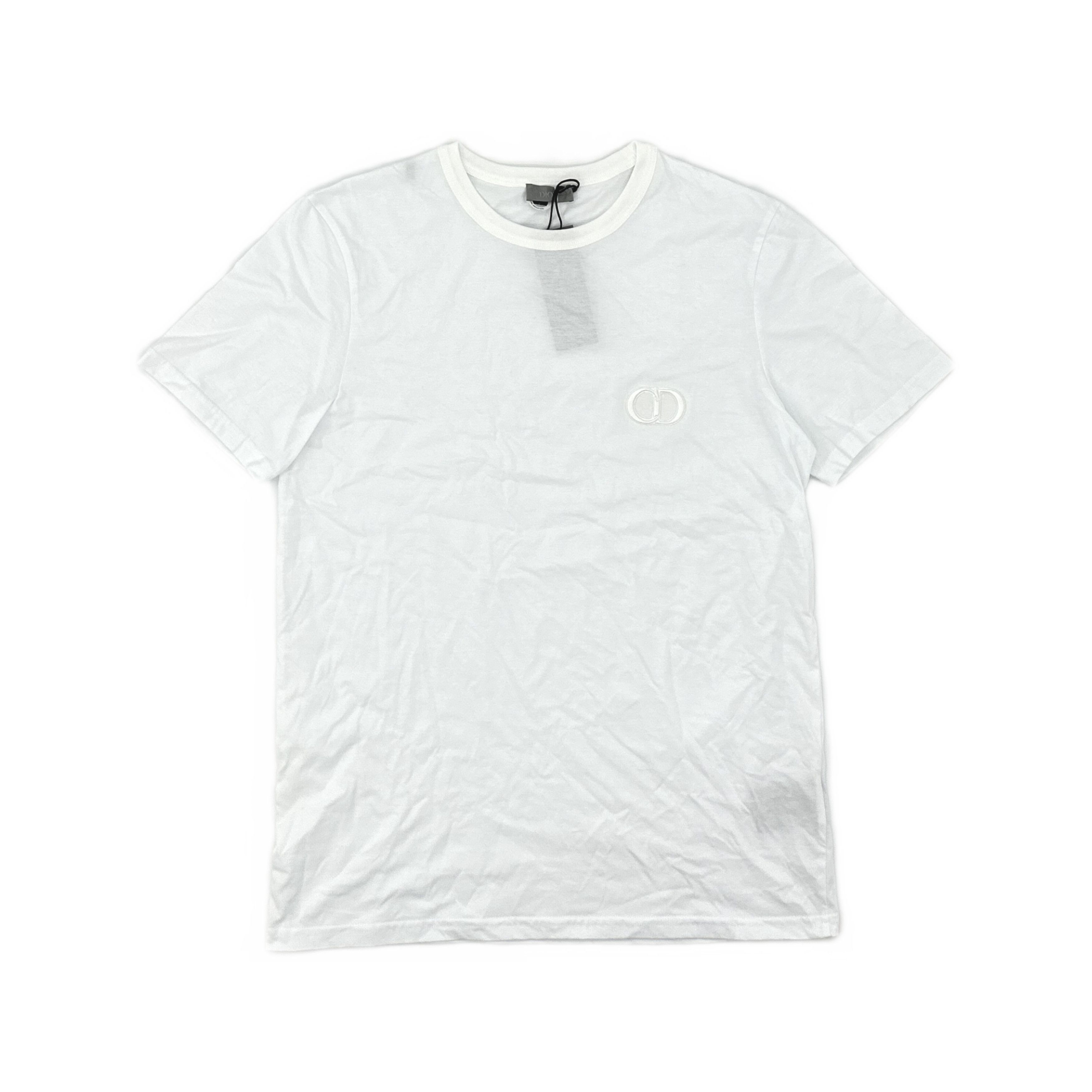 Dior Dior CD Icon Embroidery T-Shirt White Size M Size US M / EU 48-50 / 2 - 1 Thumbnail
