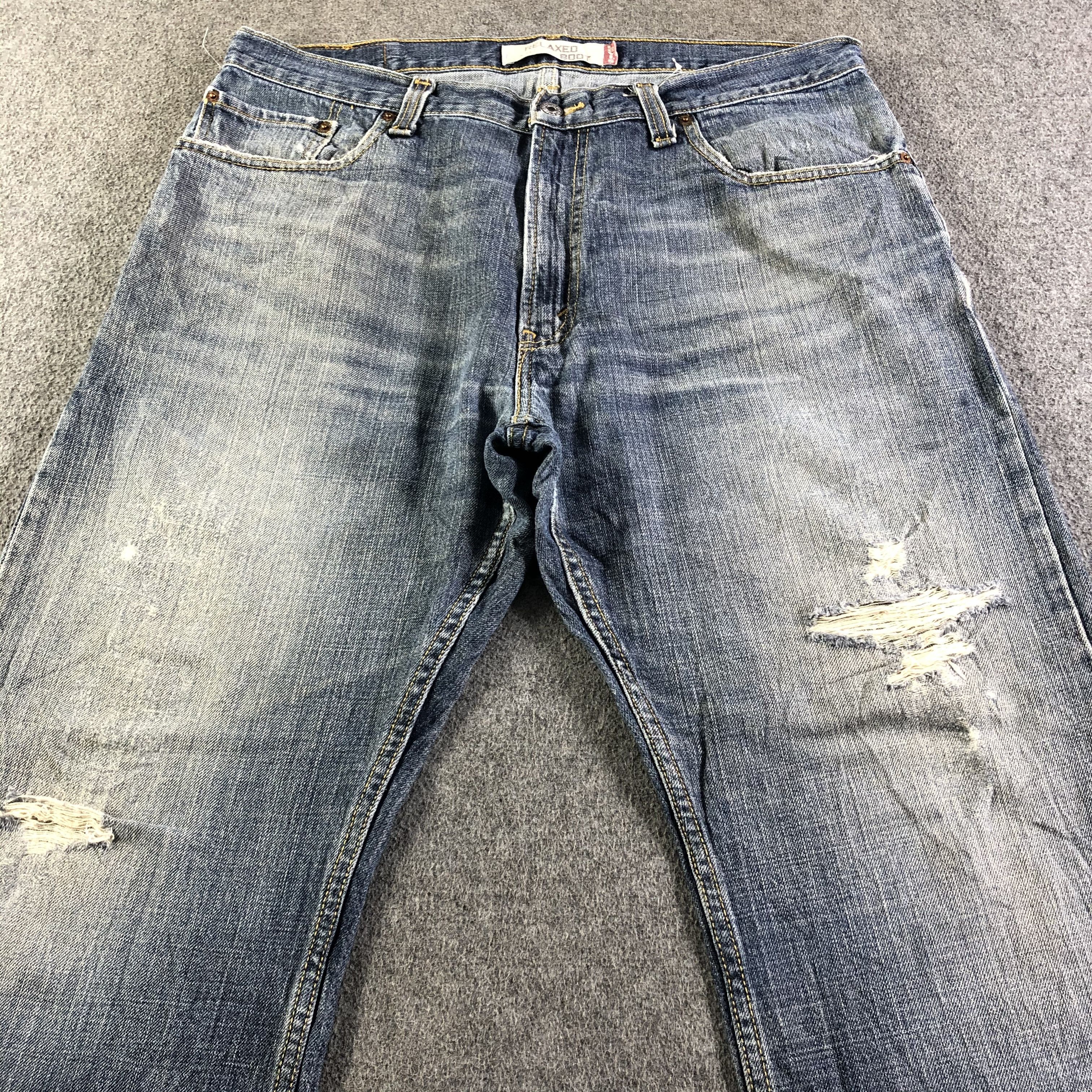 Levi's Vintage Blue Wash Levis 557 Flare Jeans-J4451 Size US 38 / EU 54 - 3 Thumbnail