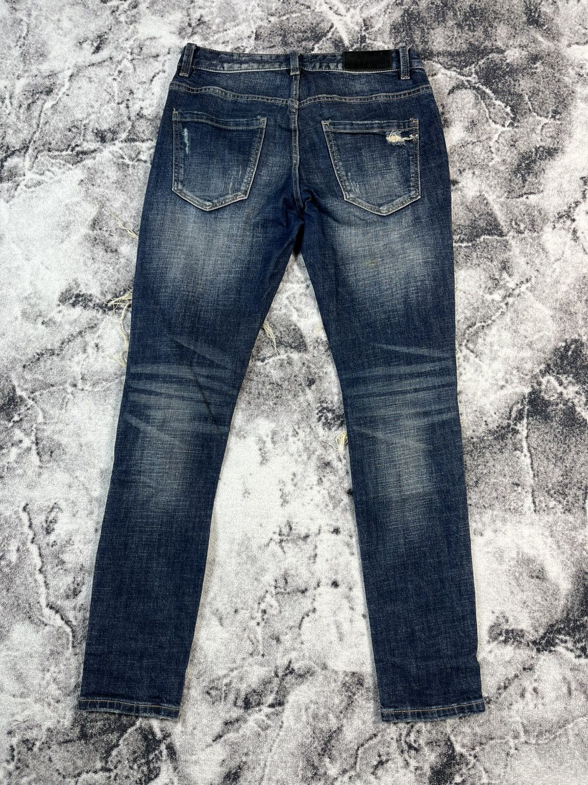Other Amicci Distressed Denim Jeans Vintage Luxury Italy 30 Size 30" / US 8 / IT 44 - 13 Thumbnail