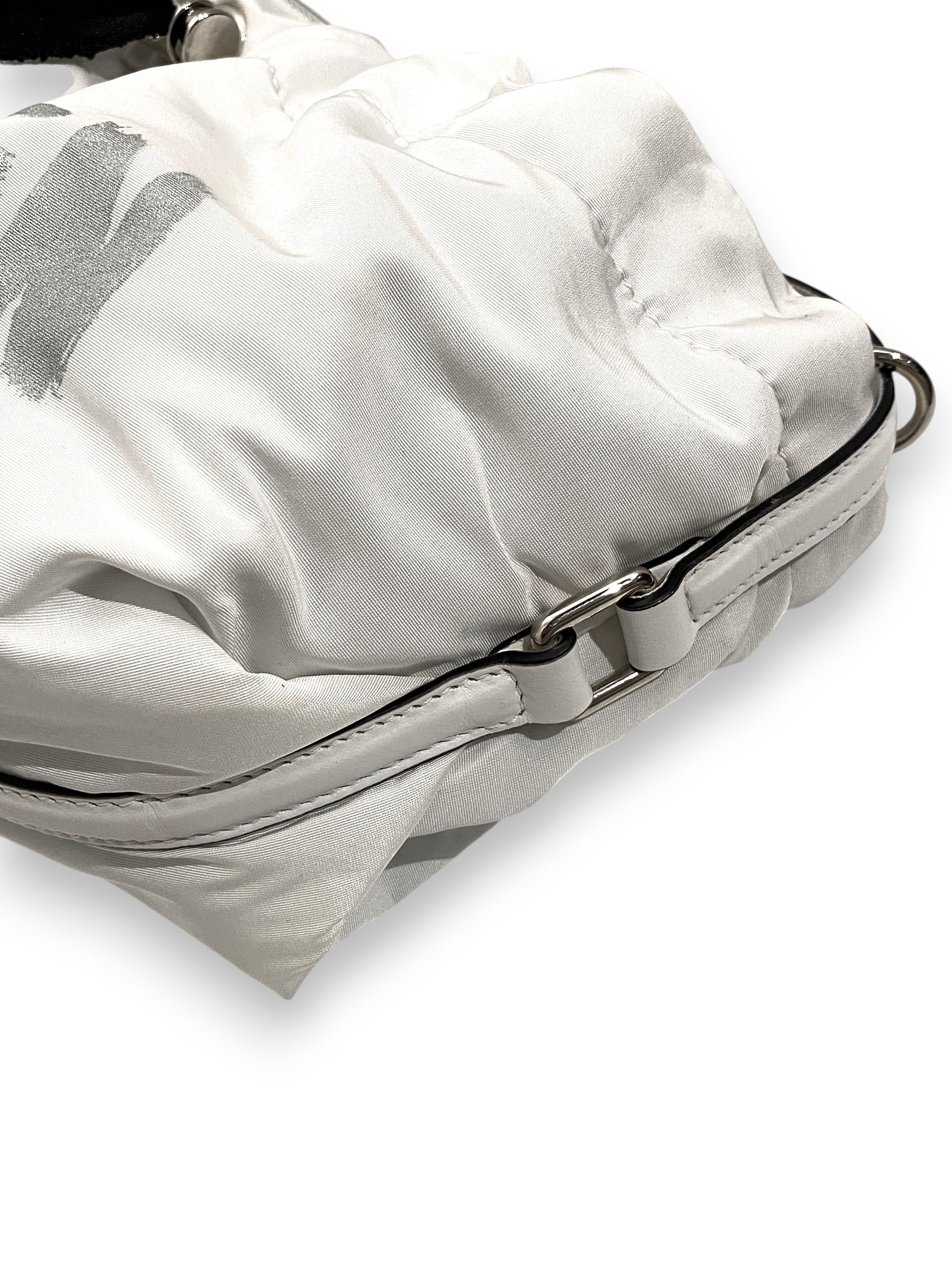 Alexander McQueen Alexander McQueen White Graffiti Logo Bundle Crossbody Bag Size ONE SIZE - 7 Thumbnail