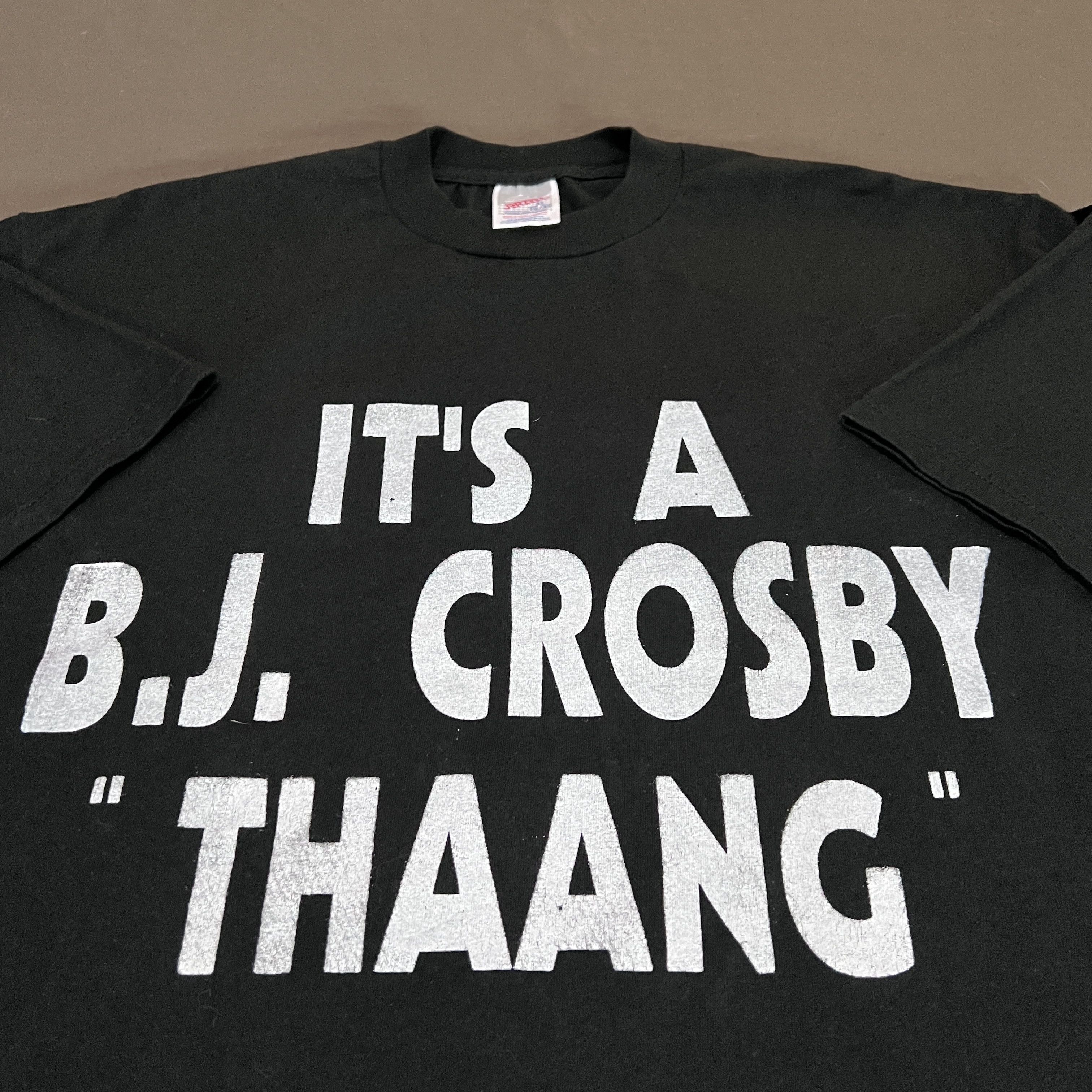Rap Tees × Vintage Vintage 90s B.J. Crosby "THAANG" Promo Tee XL Jazz Size US XL / EU 56 / 4 - 6 Thumbnail
