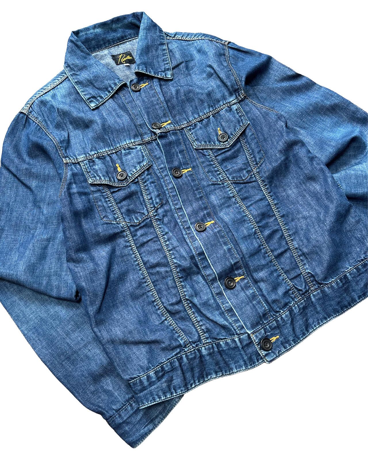 Needles Needles Cotton Linen Denim Jacket S Size US S / EU 44-46 / 1 - 3 Thumbnail