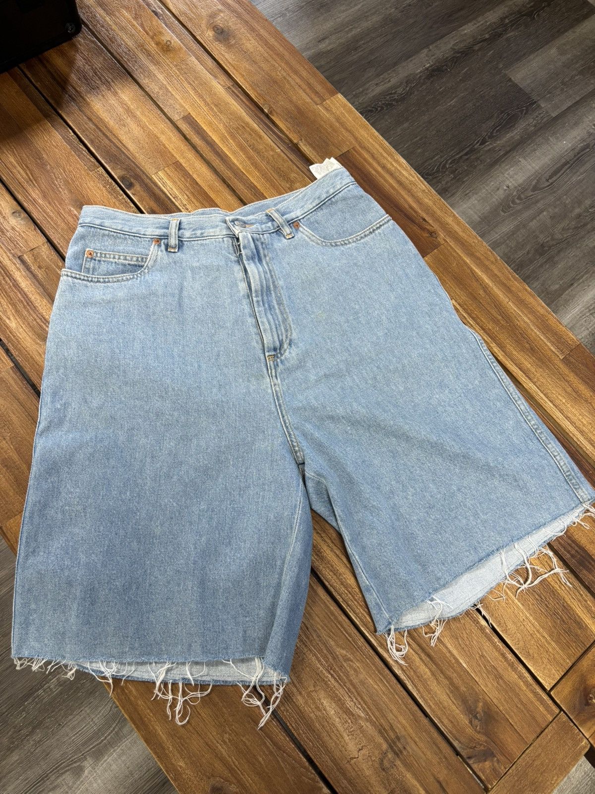 Maison Margiela MM6 Maison Margiela Jean shorts Size US 30 / EU 46 - 1 Thumbnail