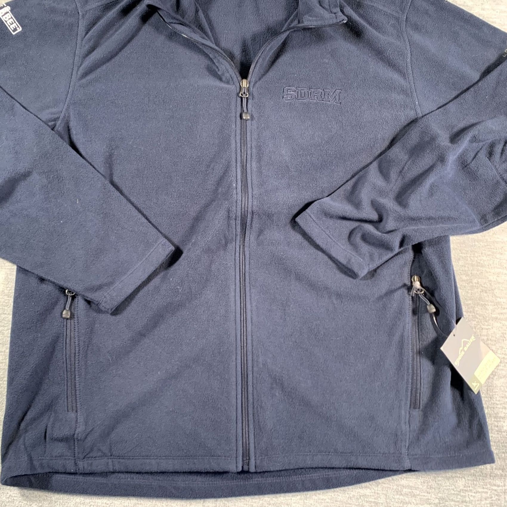 Eddie Bauer Eddie Bauer Navy Blue Microfleece Full Zip SDRM BUMBLE Embroidered Jacket Size US XXL / EU 58 / 5 - 3 Thumbnail