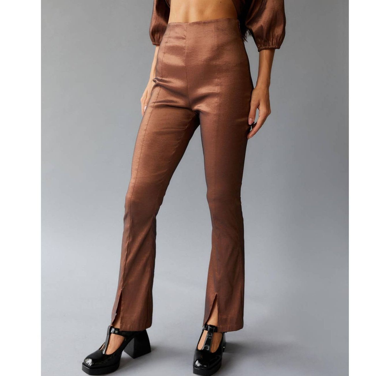 Free People New Free People Hosbjerg Elora Pants $168 MEDIUM/US 6 Size 28" / US 6 / IT 42 - 8 Thumbnail