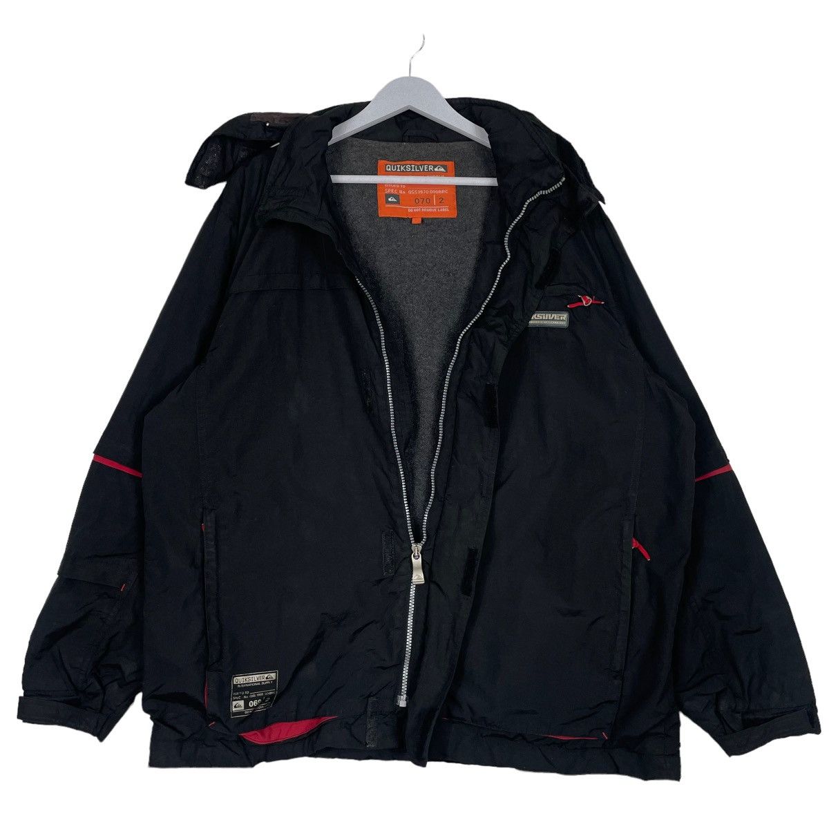 Quiksilver 💥QUIKSILVER OUTDOOR UTILITY HOODIE JACKET Size US L / EU 52-54 / 3 - 1 Thumbnail
