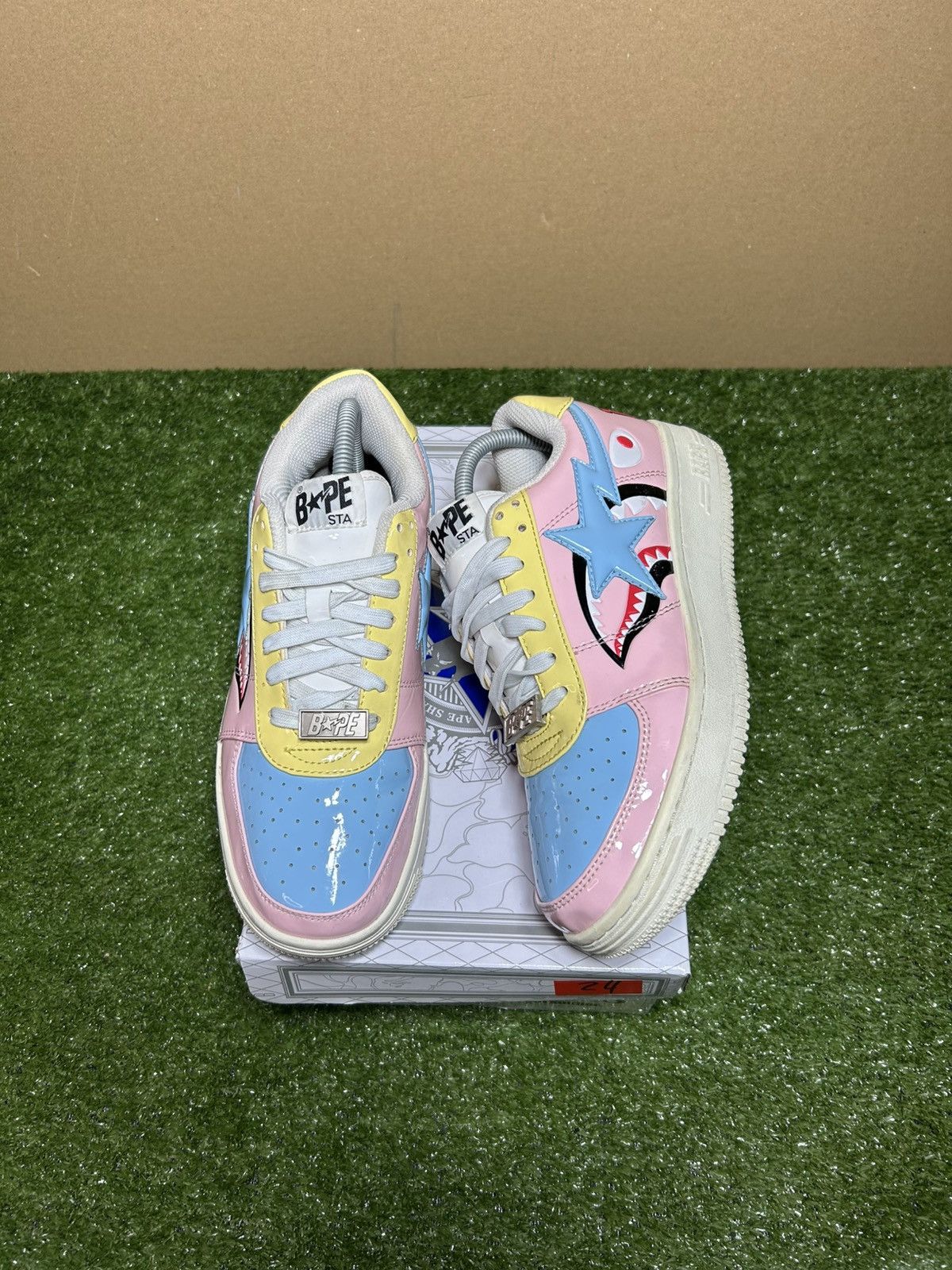 Bape Bapesta Cotton Candy
