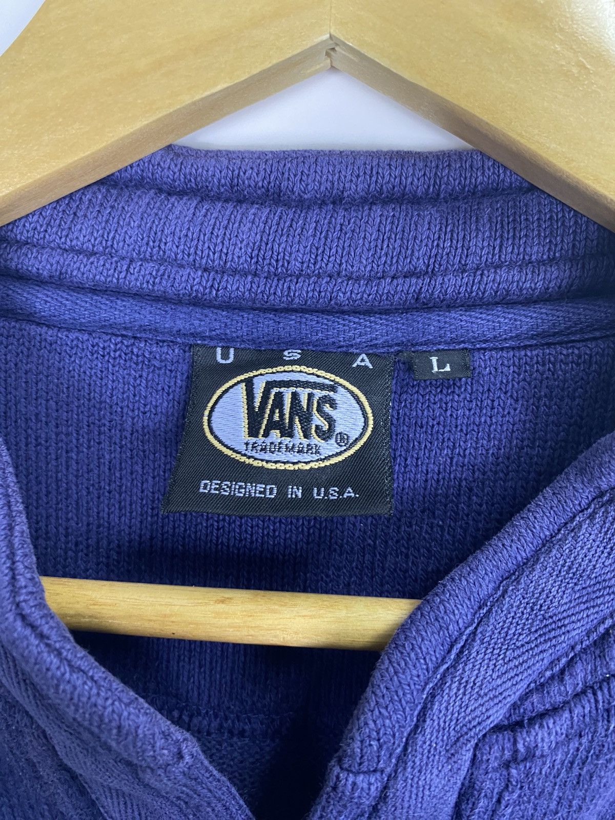 Vans × Vintage Vintage Vans Sweater Size US L / EU 52-54 / 3 - 9 Thumbnail