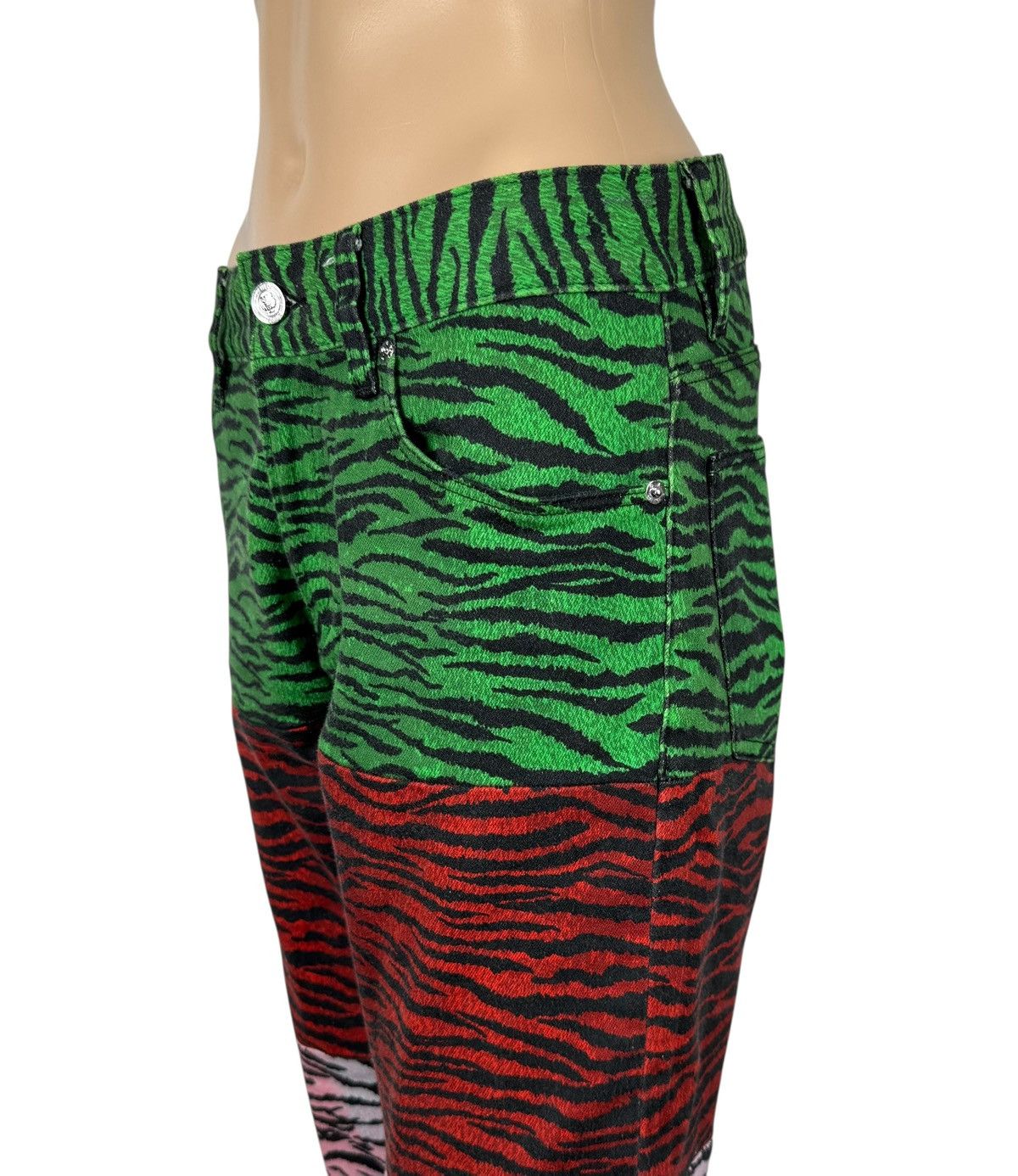 H&M × Kenzo Kenzo Jungle H&M Multicolor Animal Printed Jeans size 31 Size 31" - 2 Thumbnail