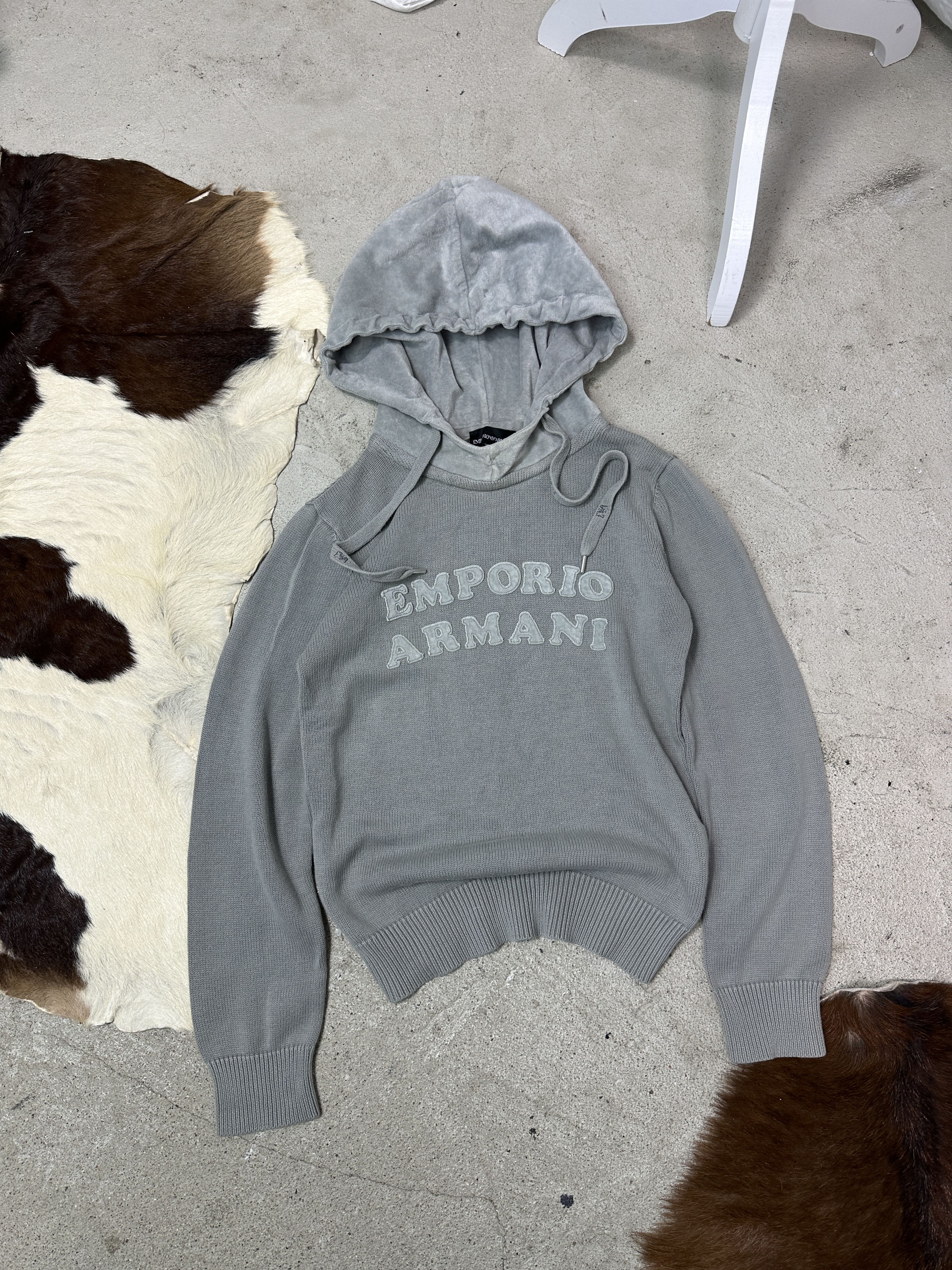 Emporio Armani Vintage Streetwear Old Money Emporio Armani Hoodie Y2K Size US S / EU 44-46 / 1 - 2 Thumbnail