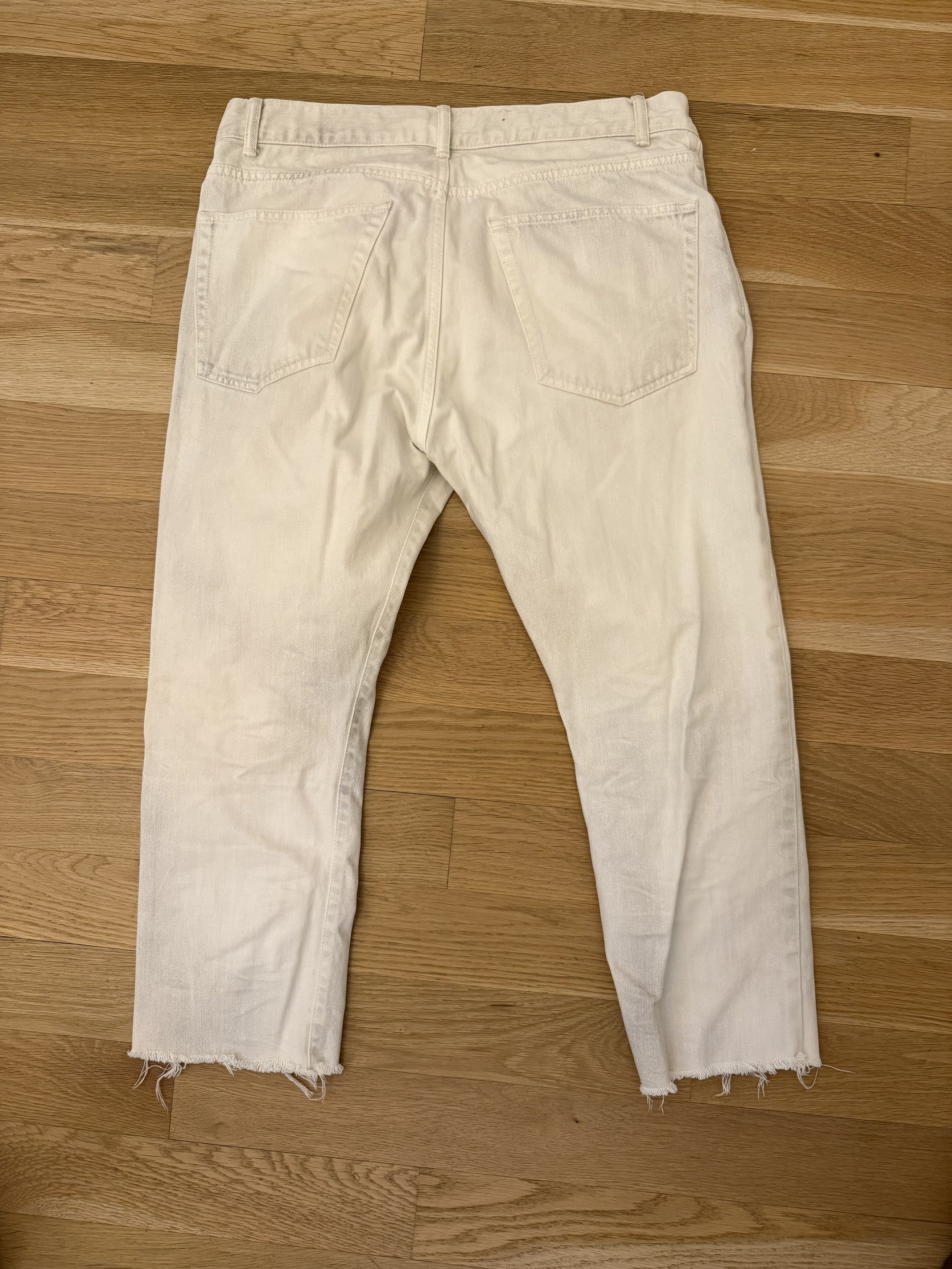 John Elliott John Elliott Daze White Denim Jeans Size US 32 / EU 48 - 5 Thumbnail