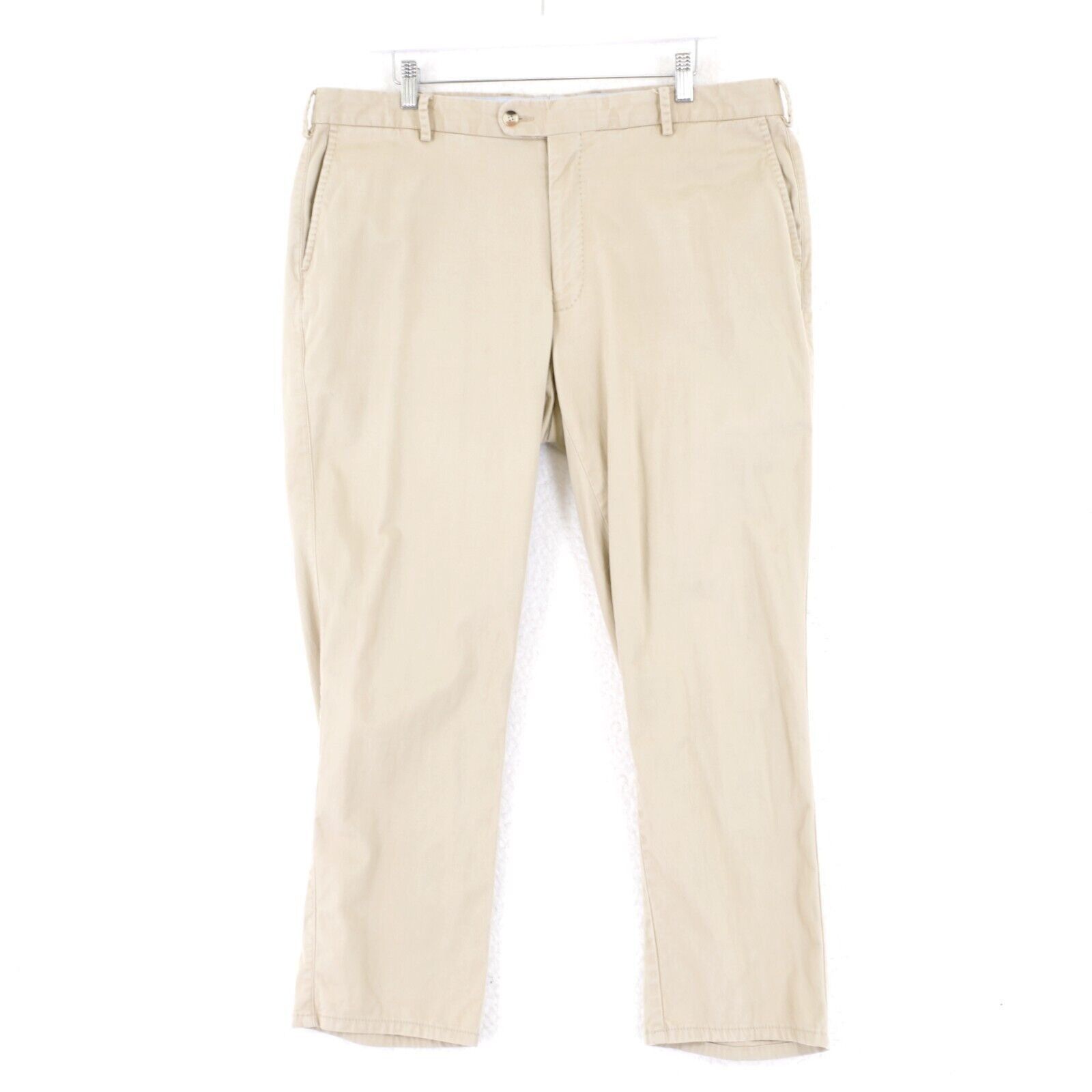 Peter Millar Peter Millar Tan Cotton Chino Pants 38/27 Mid Rise Flat Fron Size US 38 / EU 54 - 1 Thumbnail