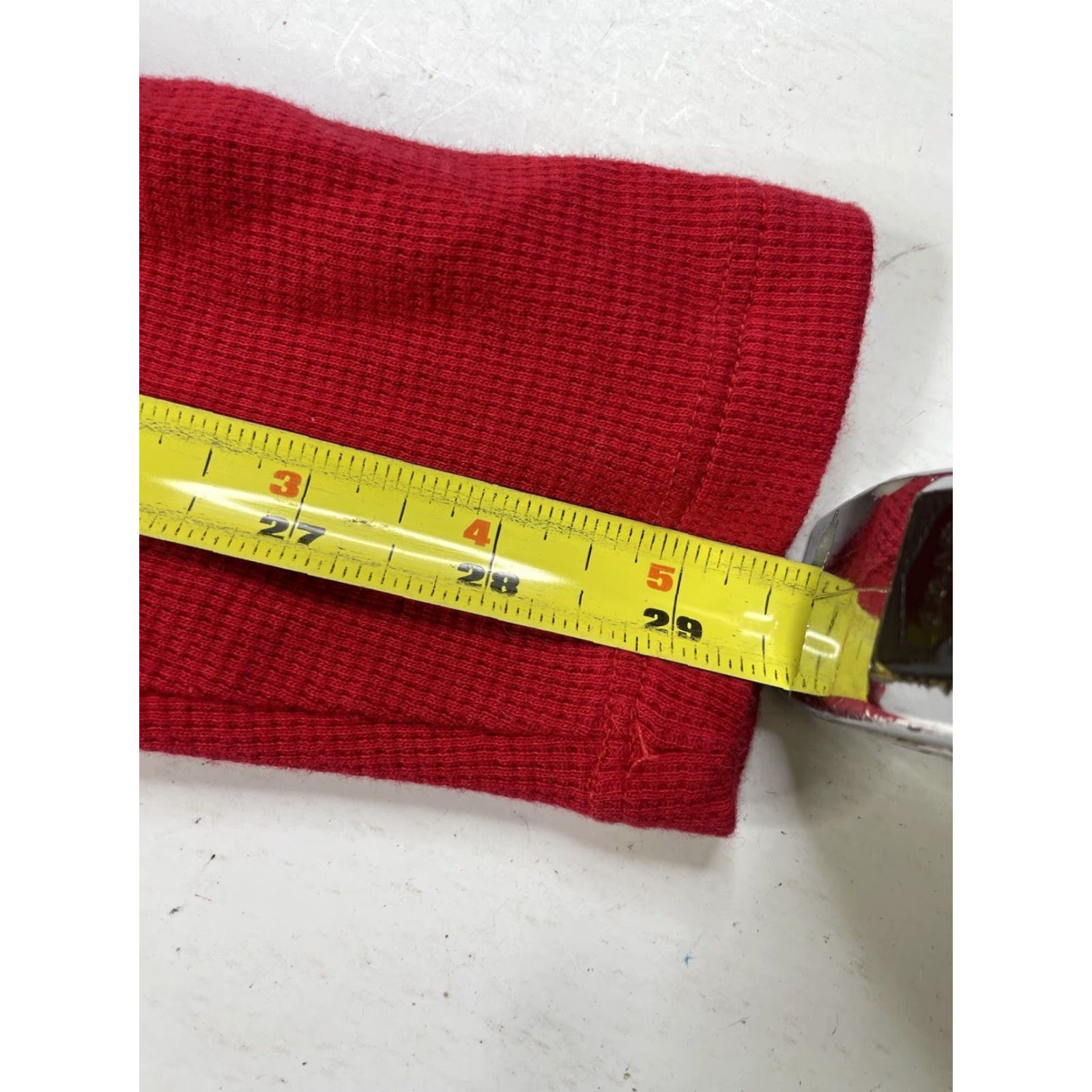 Harley Davidson Harley-Davidson Shirt Women’s XL Red Thermal Waffle Knit Long Sleeve Crew Neck T-Shirt Casual Logo Graphic Size XL / US 12-14 / IT 48-50 - 4 Thumbnail