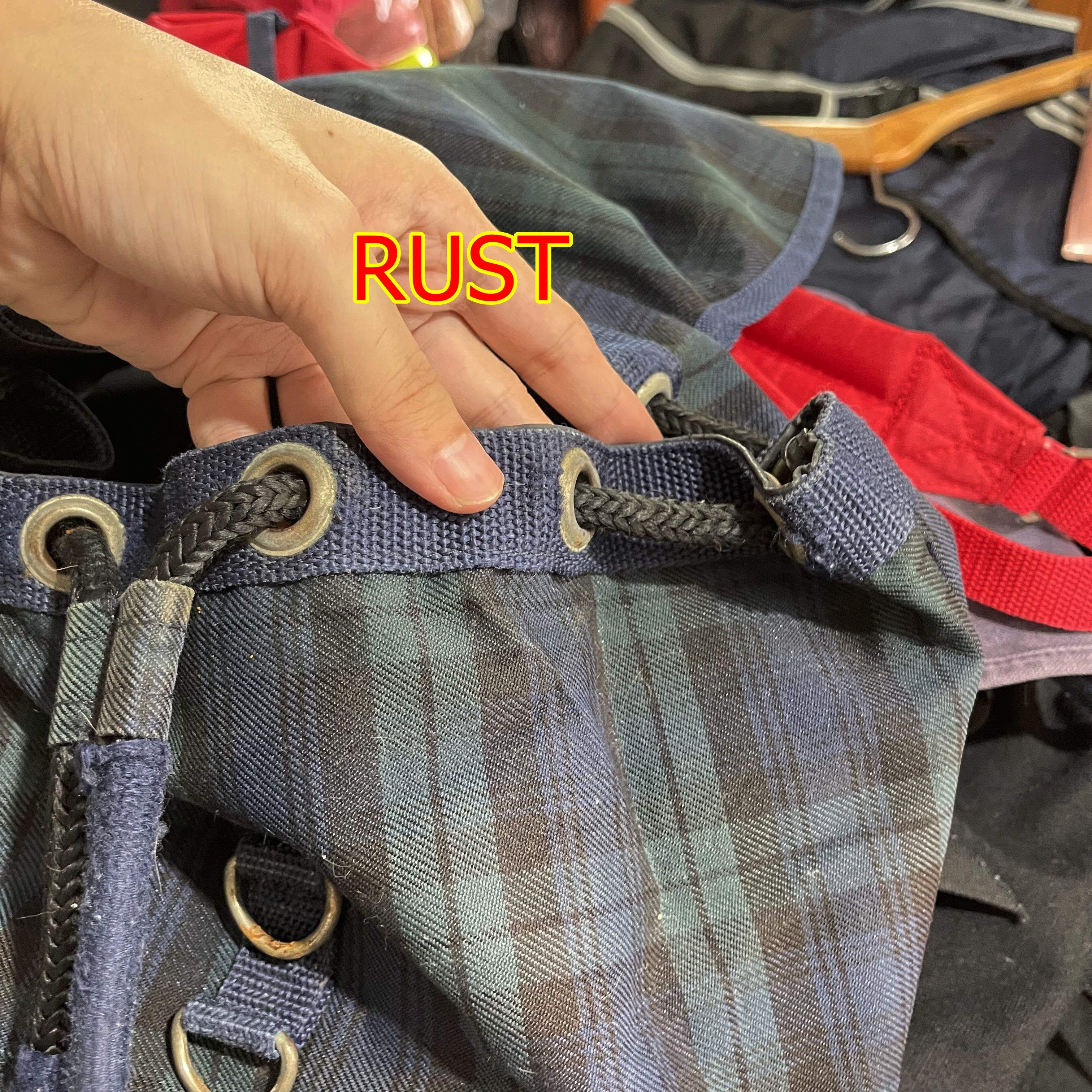Tommy Hilfiger Vintage 90s Tommy Hilfiger Plaid Backpack Size ONE SIZE - 16 Thumbnail