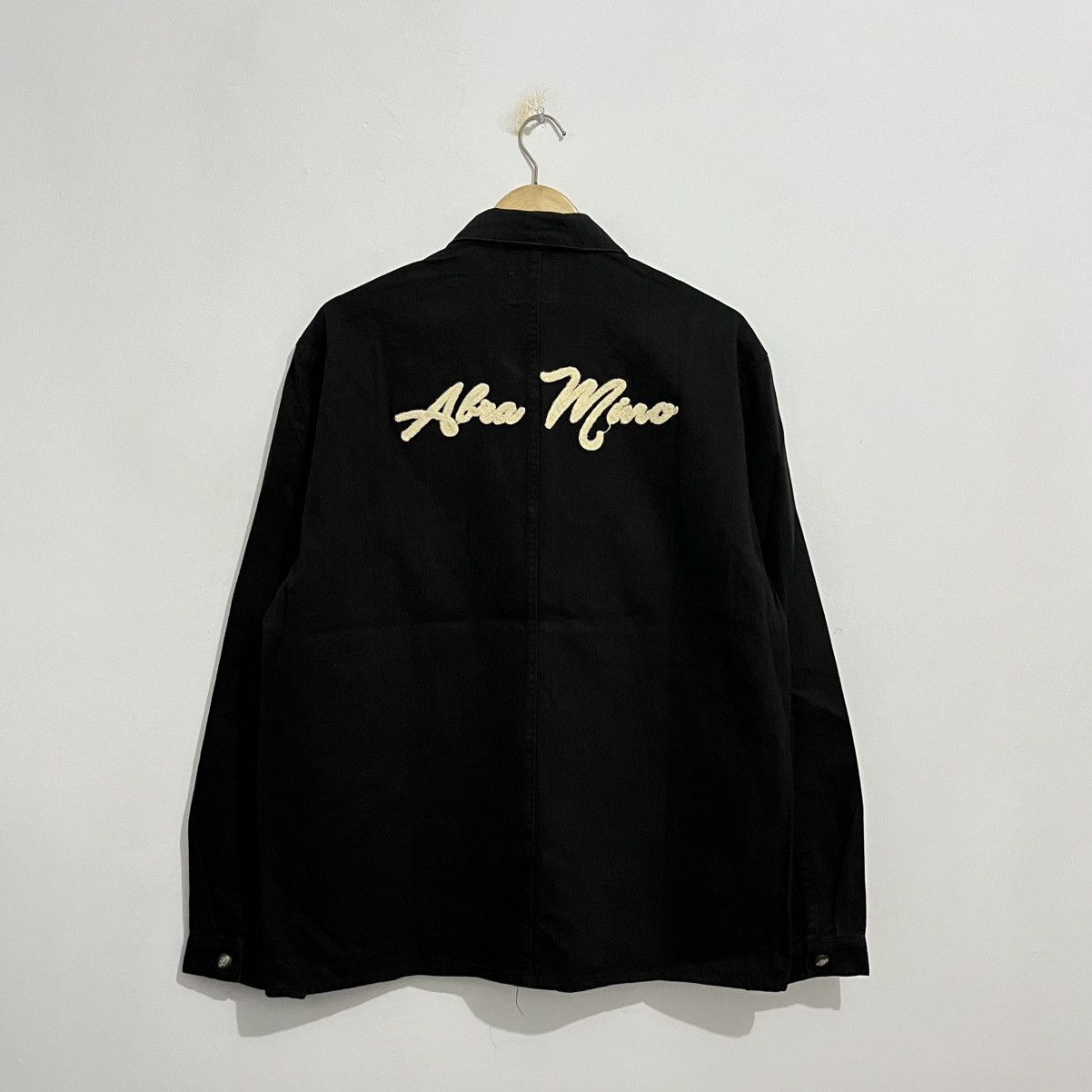 Other Abra Mino Black Cotton Canvas Chore Jacket Size US L / EU 52-54 / 3 - 1 Thumbnail