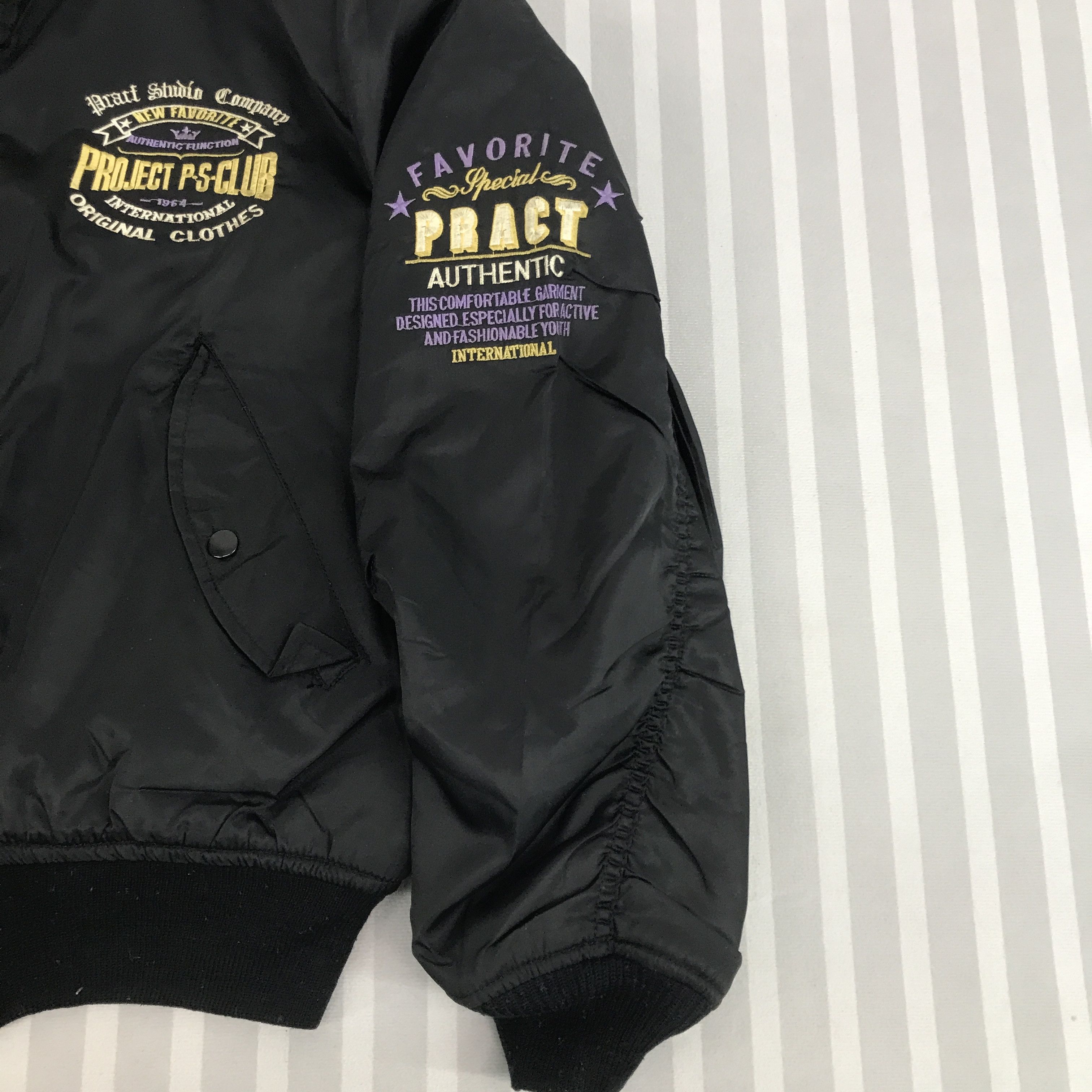 Japanese Brand × Vintage Vintage Project Ps-Club Japan style Bombers jacket Size US L / EU 52-54 / 3 - 7 Thumbnail