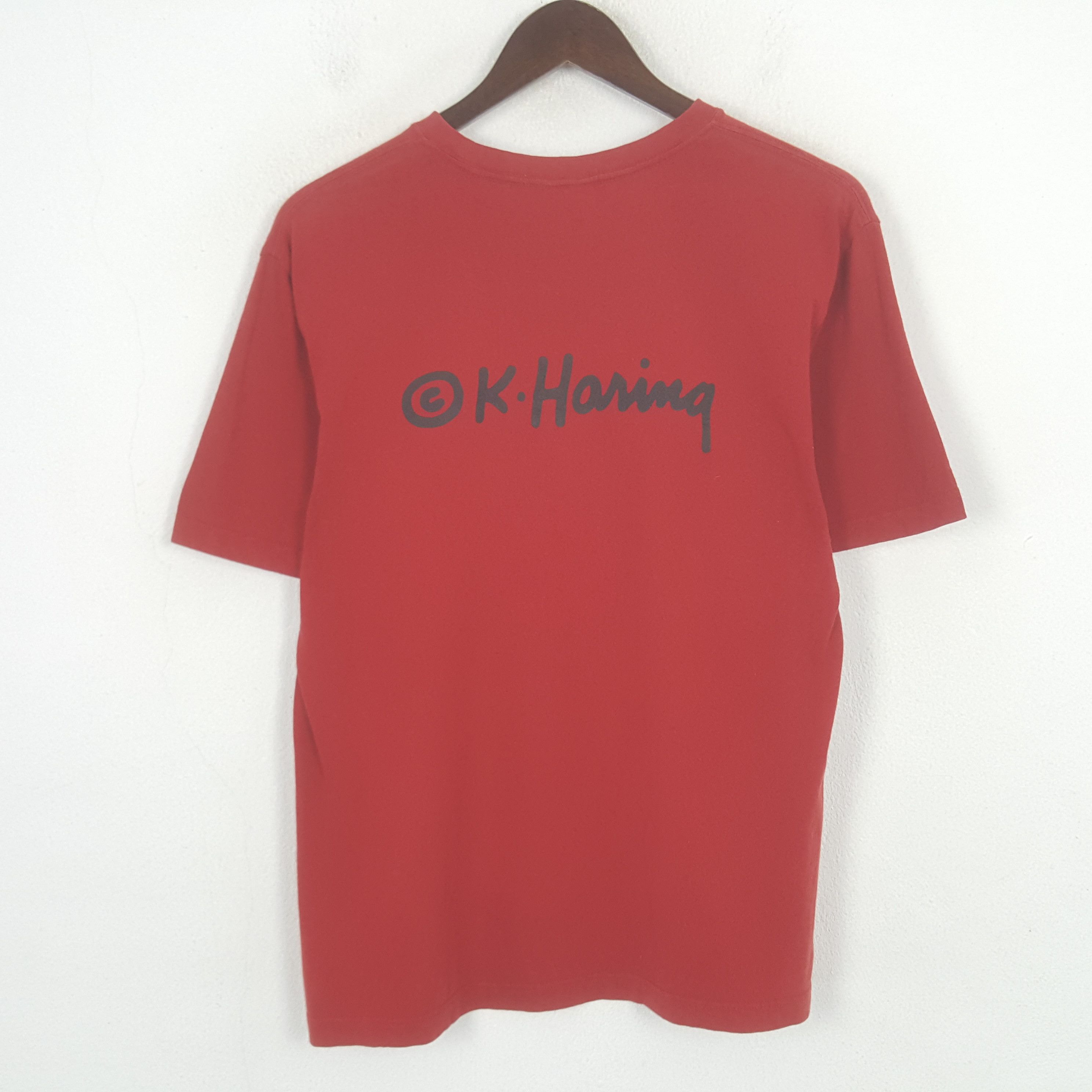 Keith Haring Vintage Keith Haring Calling Tshirt Size US M / EU 48-50 / 2 - 3 Thumbnail