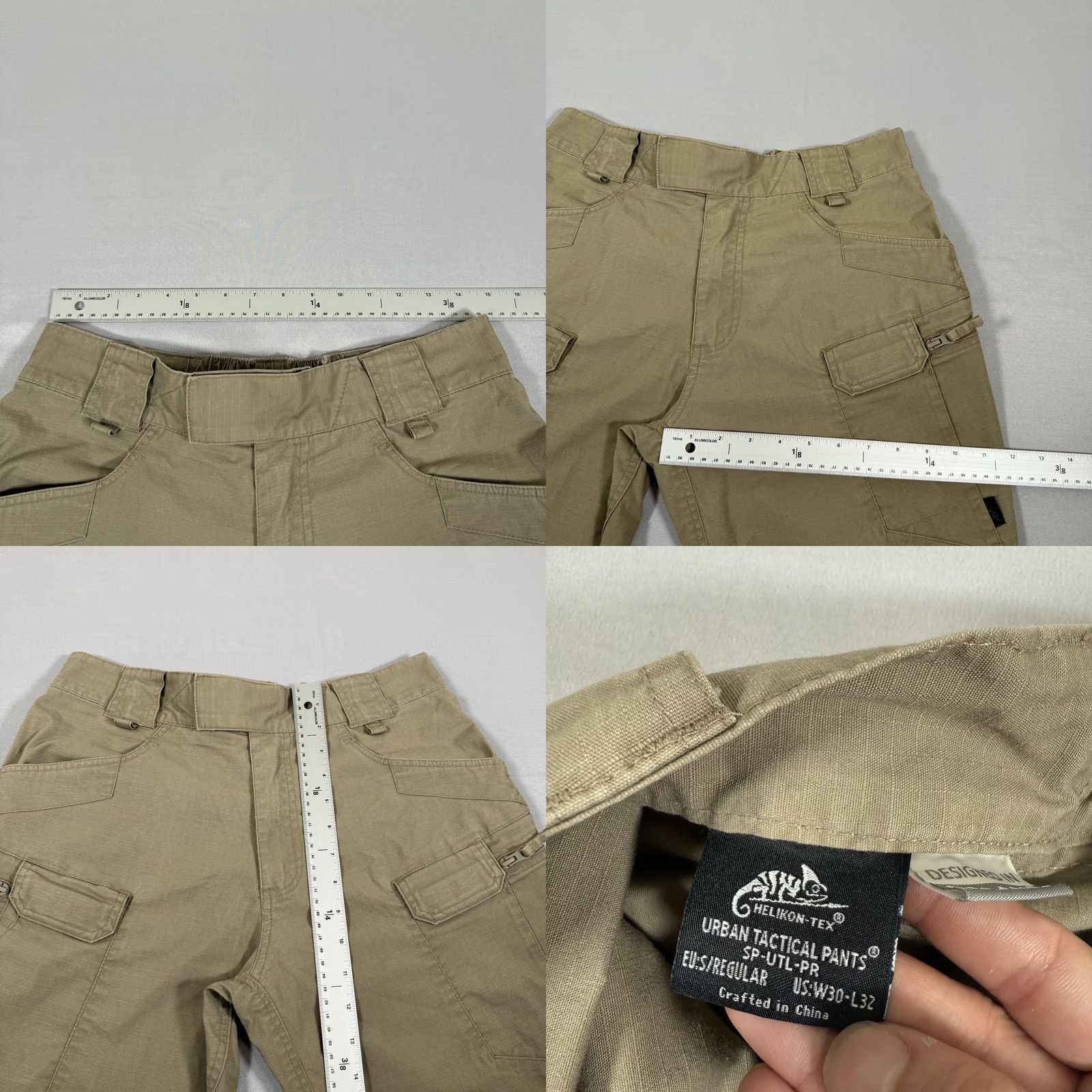 Doublet Helikon-Tex Urban Tactical Pants Cargo Men 30x32 Beige Casual Workwear Zip Front Crew/Spider? Size US 30 / EU 46 - 8 Thumbnail