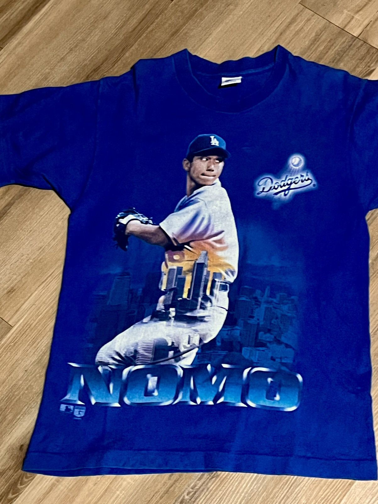 Salem Sportswear Vintage Hideo Nomo LA dodgers shirt Size US M / EU 48-50 / 2 - 2 Thumbnail