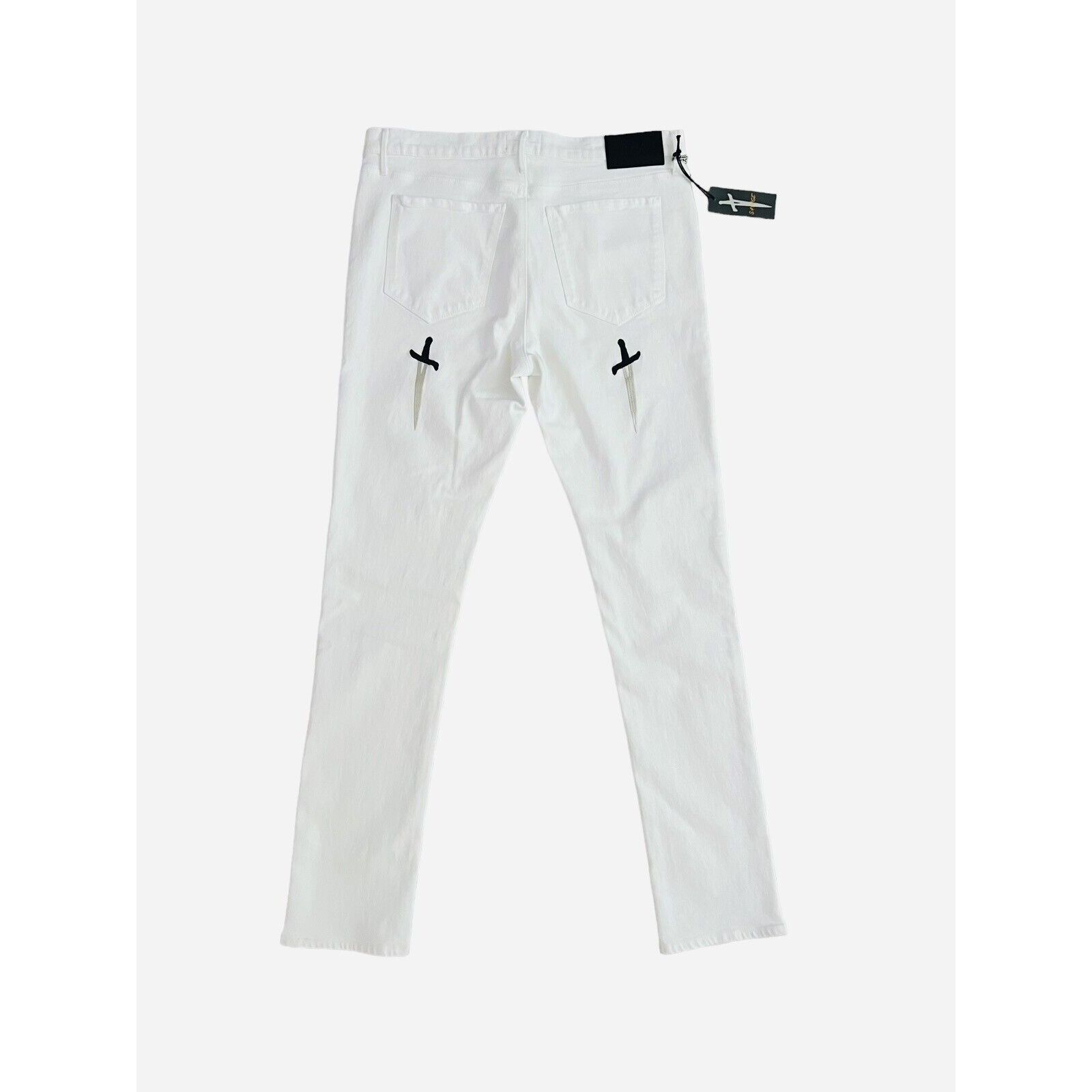 Rta RTA x Savage Mens Jeans Bryant Skinny White $425 Size 38/32 Size US 38 / EU 54 - 6 Thumbnail