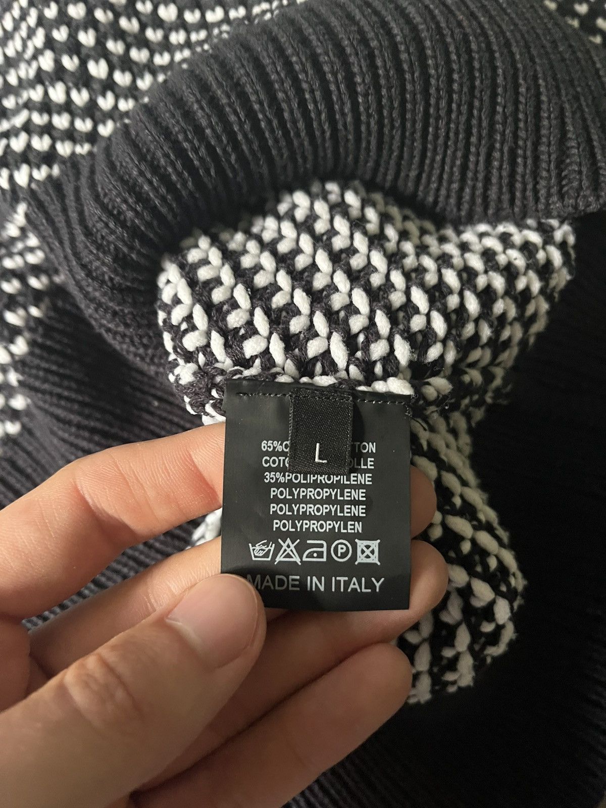 Raf Simons Raf Simons S/S 2016 sweater cotton polypropylene blend Size US L / EU 52-54 / 3 - 6 Thumbnail