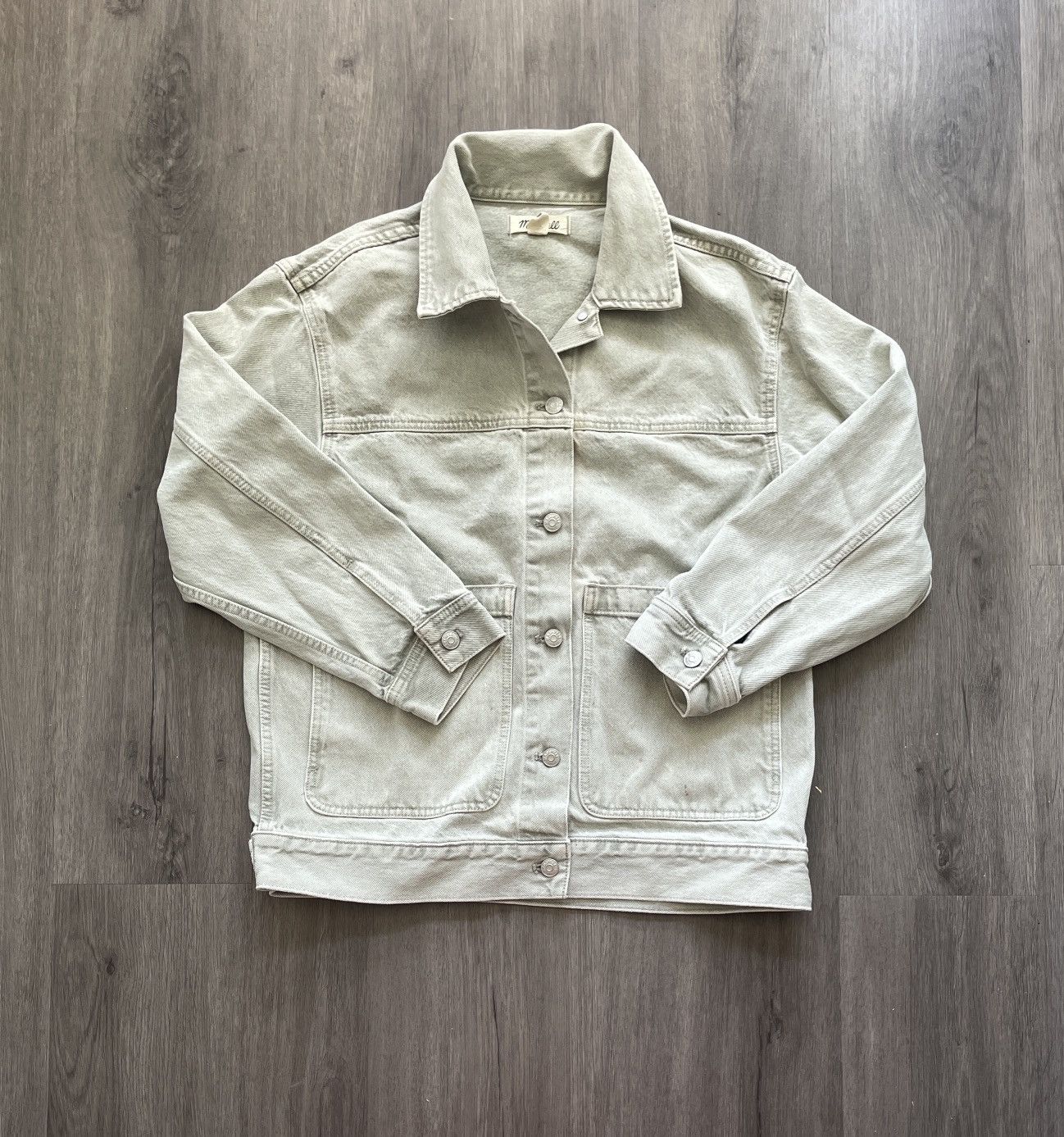 Madewell Madewell “Garment-dyed Denim” Jacket (Sz.S) Size S / US 4 / IT 40 - 1 Thumbnail