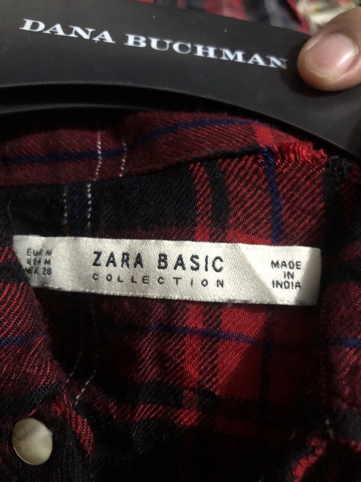 Vintage × Zara VINTAGE x ZARA BASIC x SHIRTS BLACK RED Size US M / EU 48-50 / 2 - 3 Thumbnail