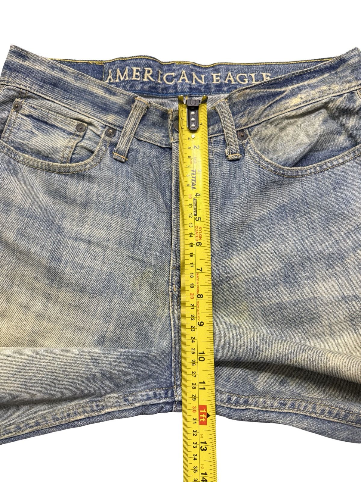 American Eagle Outfitters Vintage American Eagle Denim Jeans Y2K Vintage Faded Wash 33 Size US 33 - 13 Thumbnail