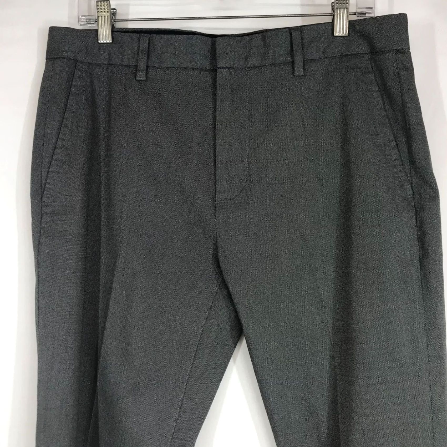 Bonobos BONOBOS Mens 33 X 30 Gray Cotton Blend Tuesday Tailored Pants Size US 33 - 2 Thumbnail