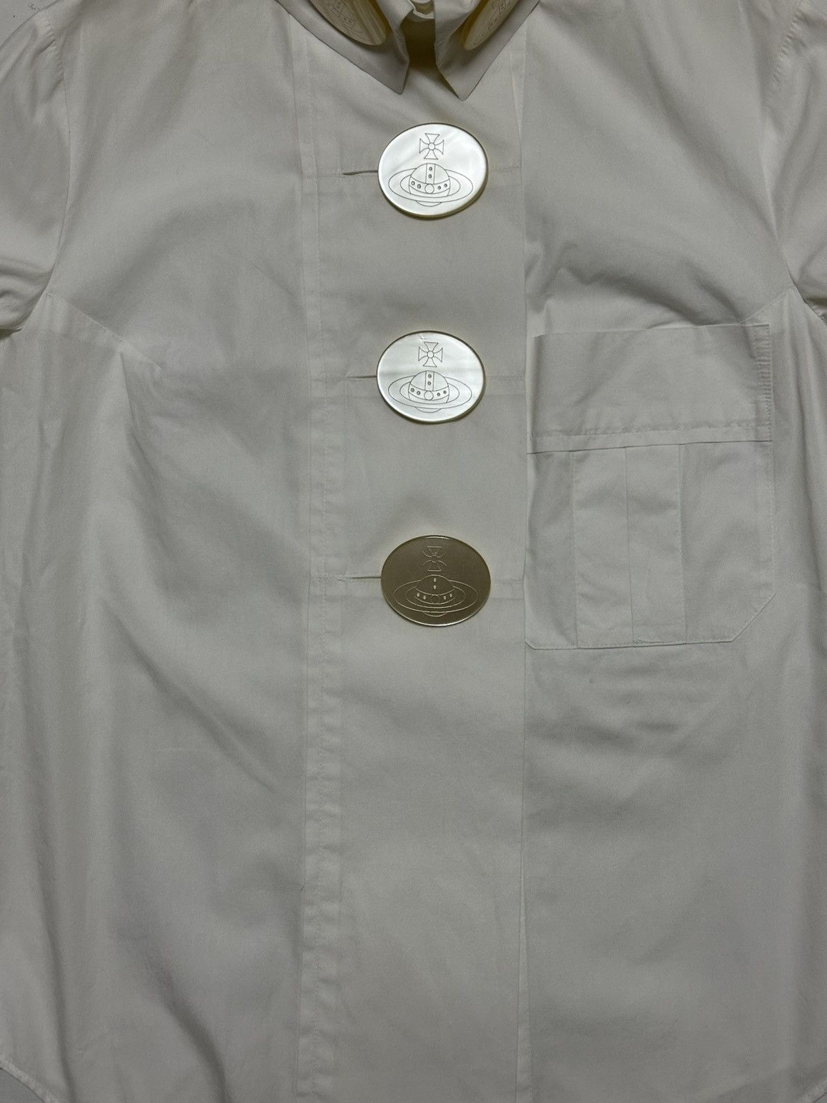 Vivienne Westwood VIVIENNE WESTWOOD F/W 1998 Dressed To Scale Button Up Shirt Size M / US 6-8 / IT 42-44 - 4 Thumbnail