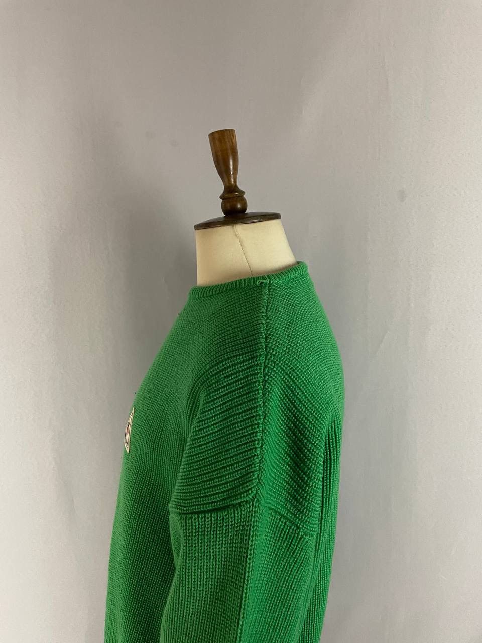 Moncler Moncler Sweater Green Vintage 1990s Rare Size US XL / EU 56 / 4 - 6 Thumbnail