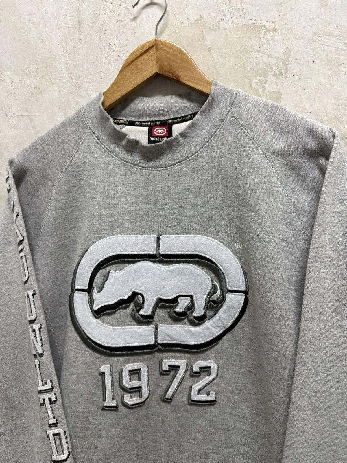 Ecko Unltd. 2000s Ecko Unlimited Embroidered Spellout Sweatshirt Size US L / EU 52-54 / 3 - 2 Thumbnail