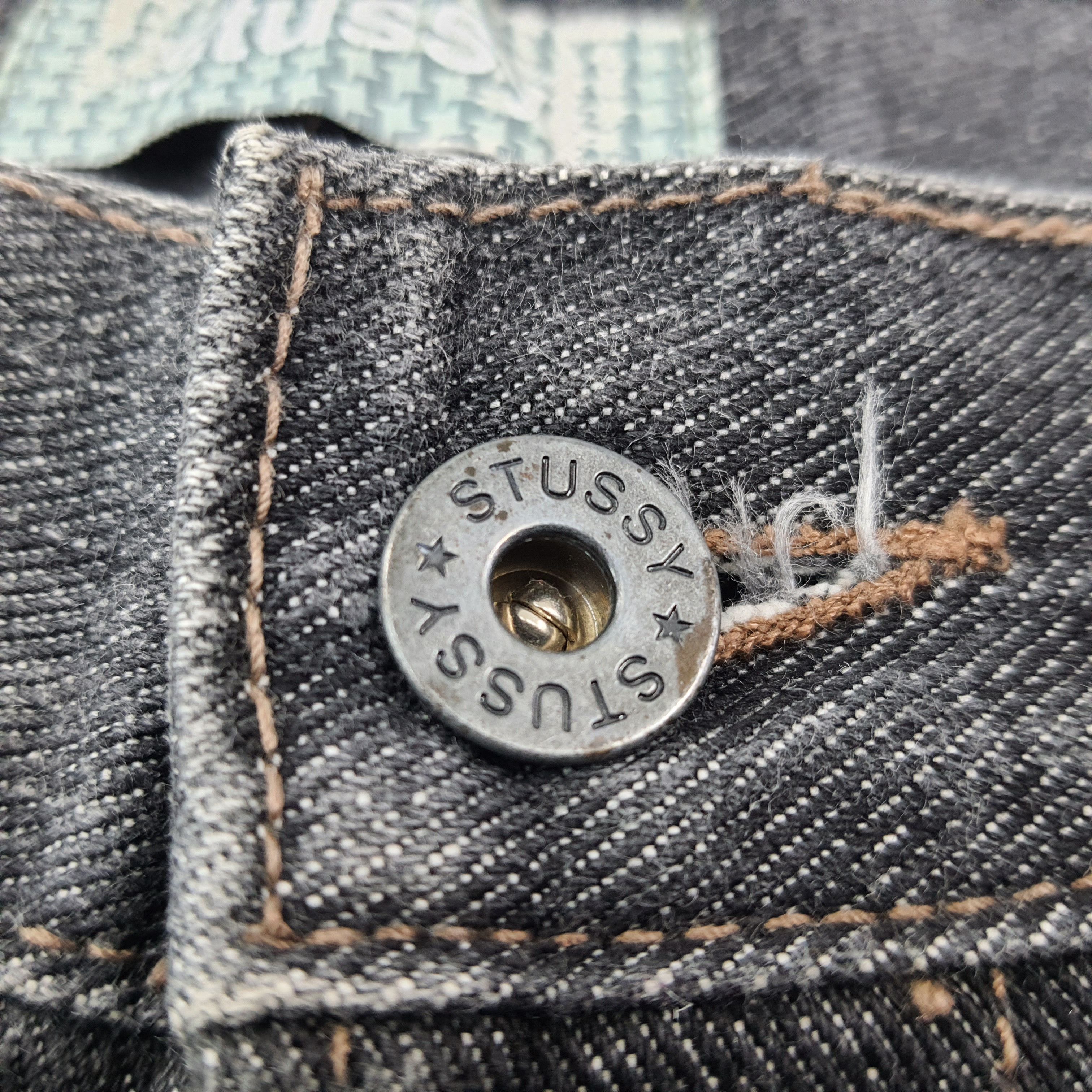Stussy Vintage Stussy Streetwear Custom Logo Jeans Size US 34 / EU 50 - 5 Thumbnail