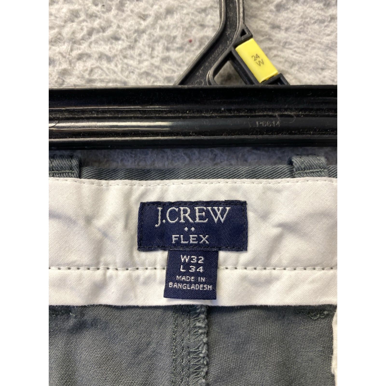 J.Crew J.Crew Chino Pants 32x34 GRAY Cotton Straight Leg /0605 Size US 32 / EU 48 - 7 Thumbnail