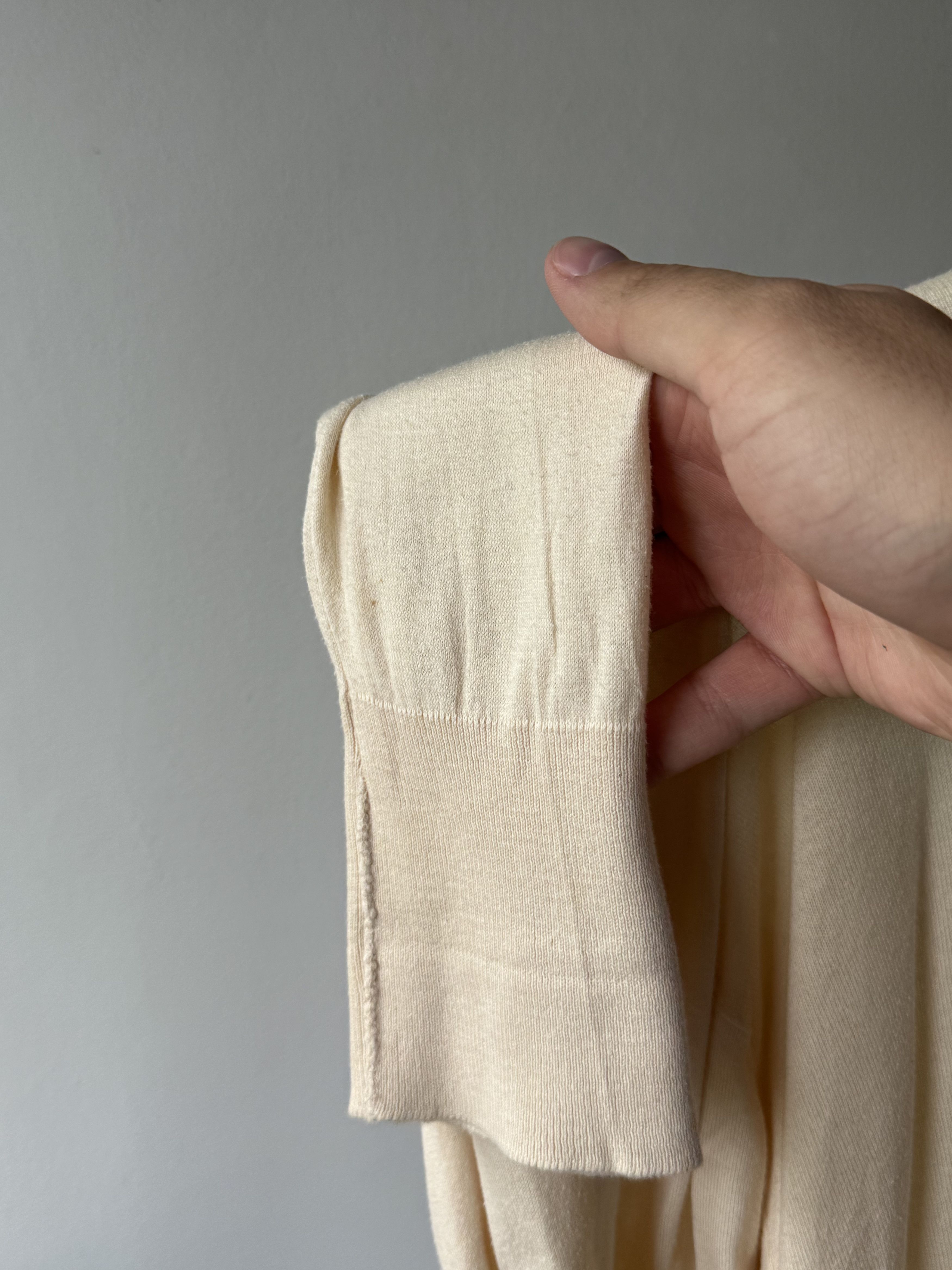 John Smedley John Smedley Beige Sea Island Cotton Roll Turtlneck Pullover Size US XL / EU 56 / 4 - 10 Thumbnail