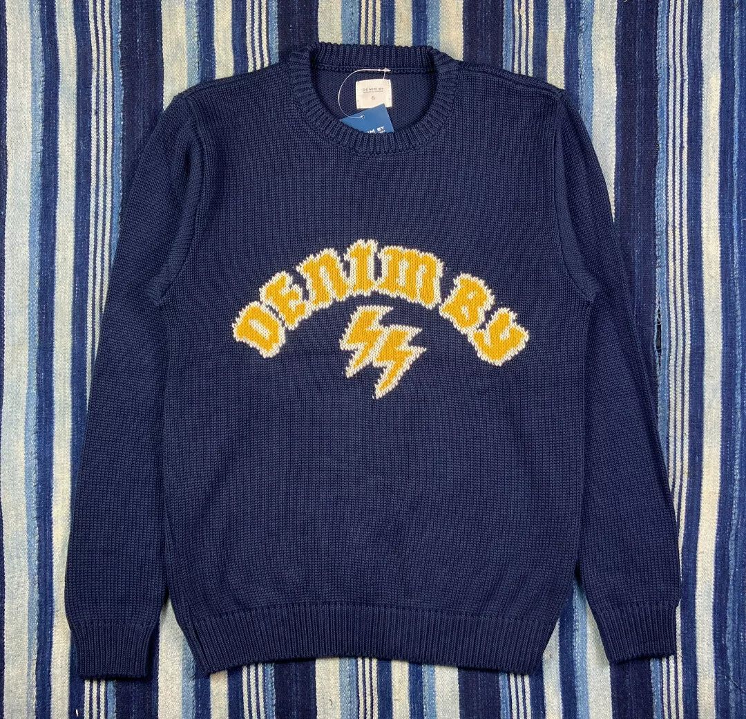 Vanquish denim by vanquish & fragment knit sweater Size US S / EU 44-46 / 1 - 1 Thumbnail
