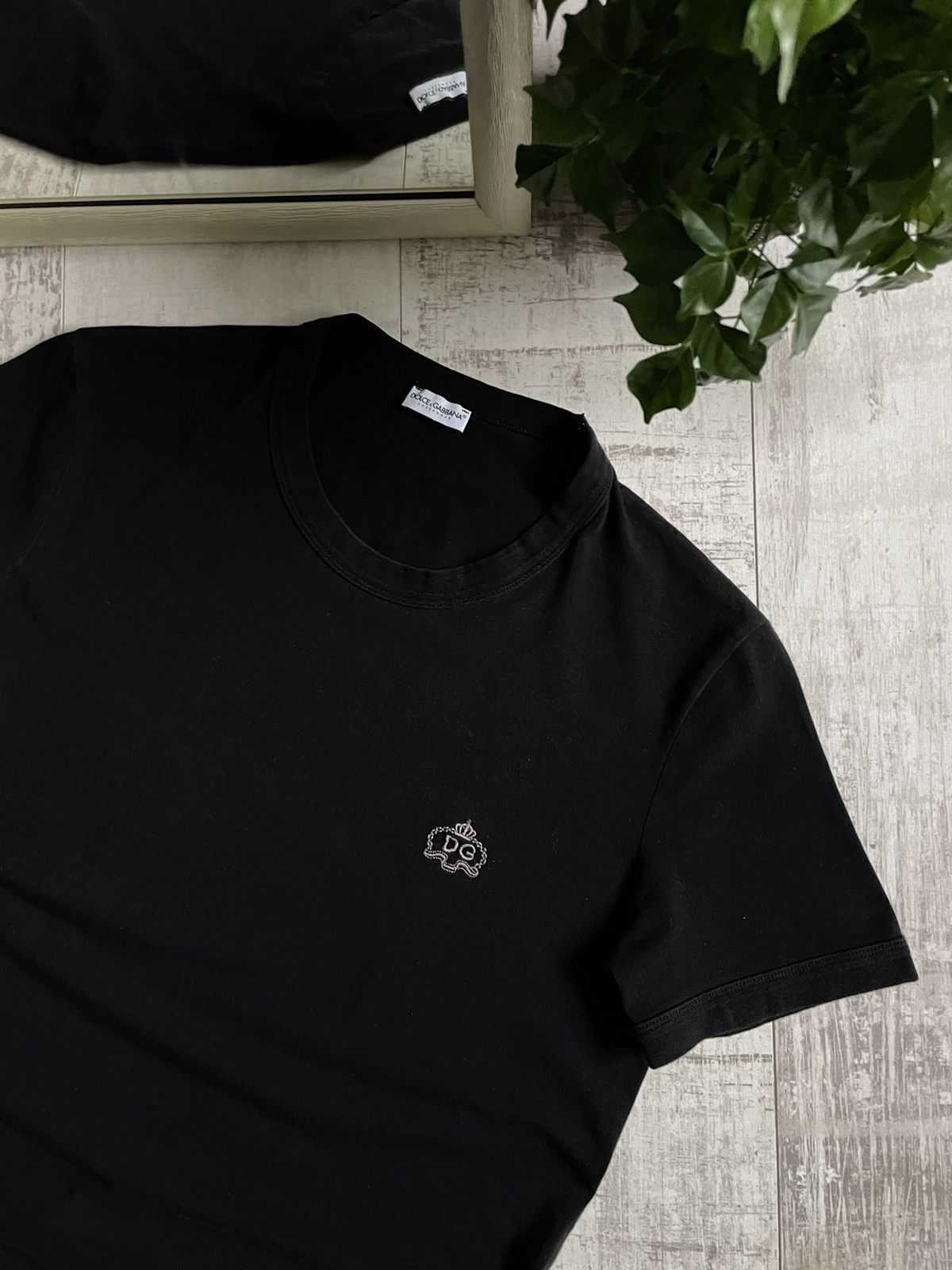 Dolce & Gabbana Dolce & Gabbana Underwear T-Shirt Black Logo D&G Size US S / EU 44-46 / 1 - 2 Thumbnail