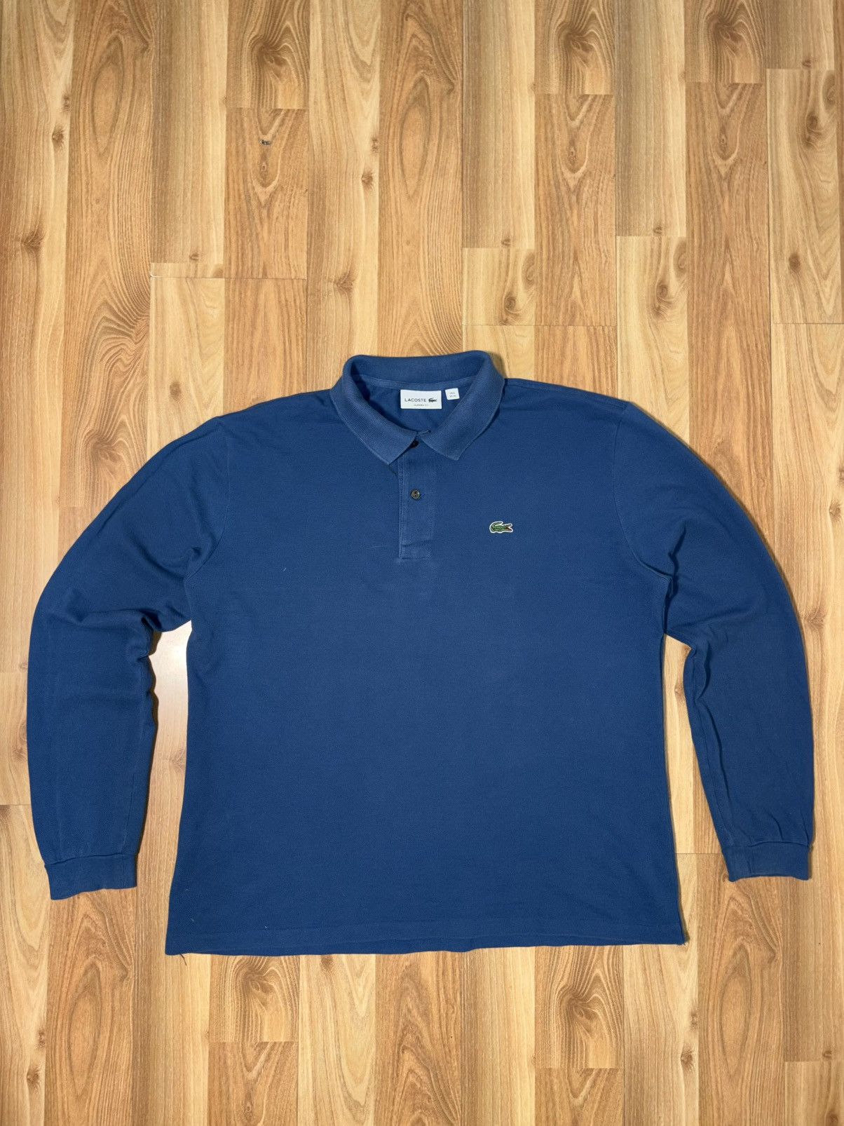 Lacoste Lacoste L1312 Long Sleeve Piqué Polo Shirt - Classic Fit Size US XL / EU 56 / 4 - 2 Thumbnail