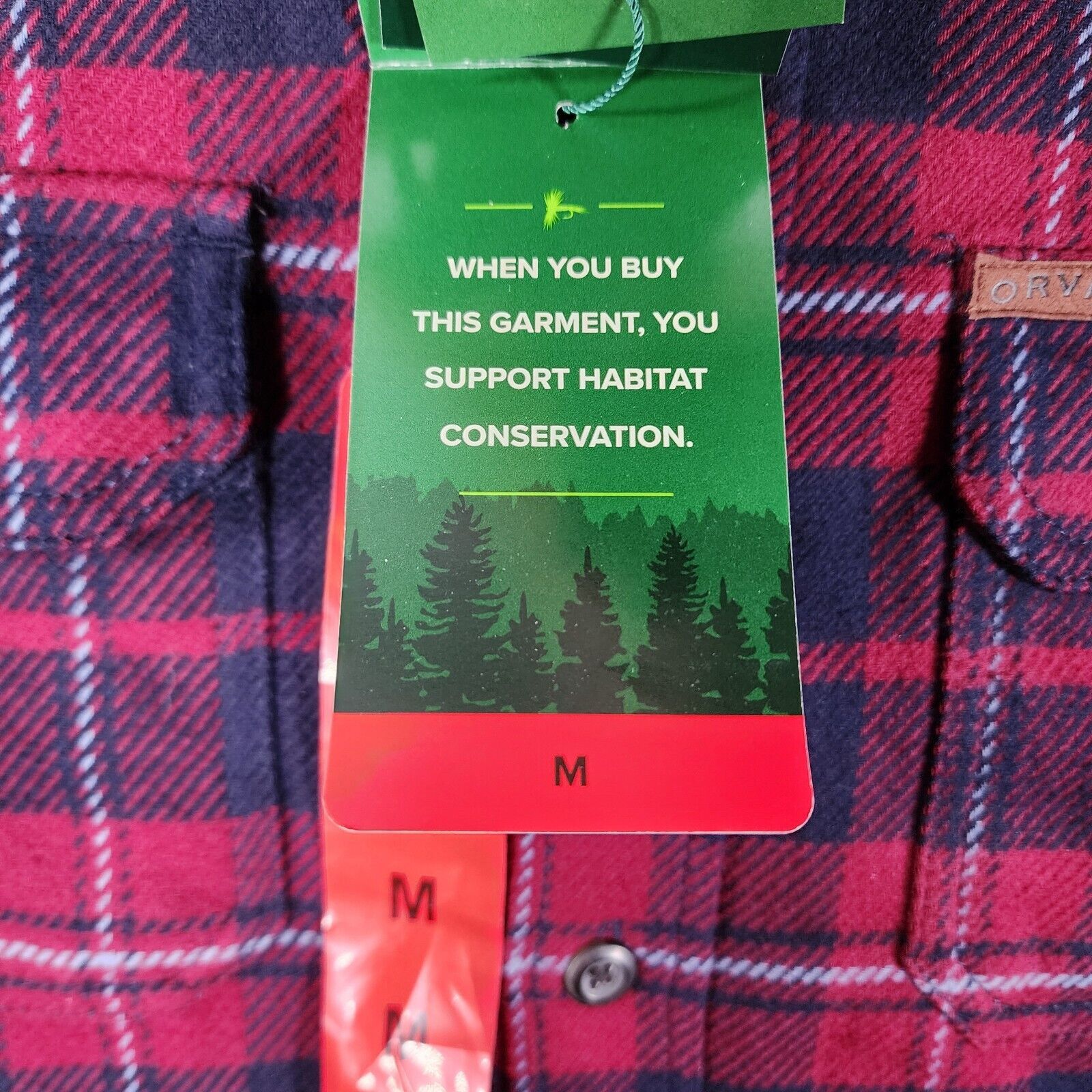Orvis Orvis Heavy Weight Flannel Mens Sz M Plaid Shirt Jacket NWT Size US M / EU 48-50 / 2 - 6 Thumbnail