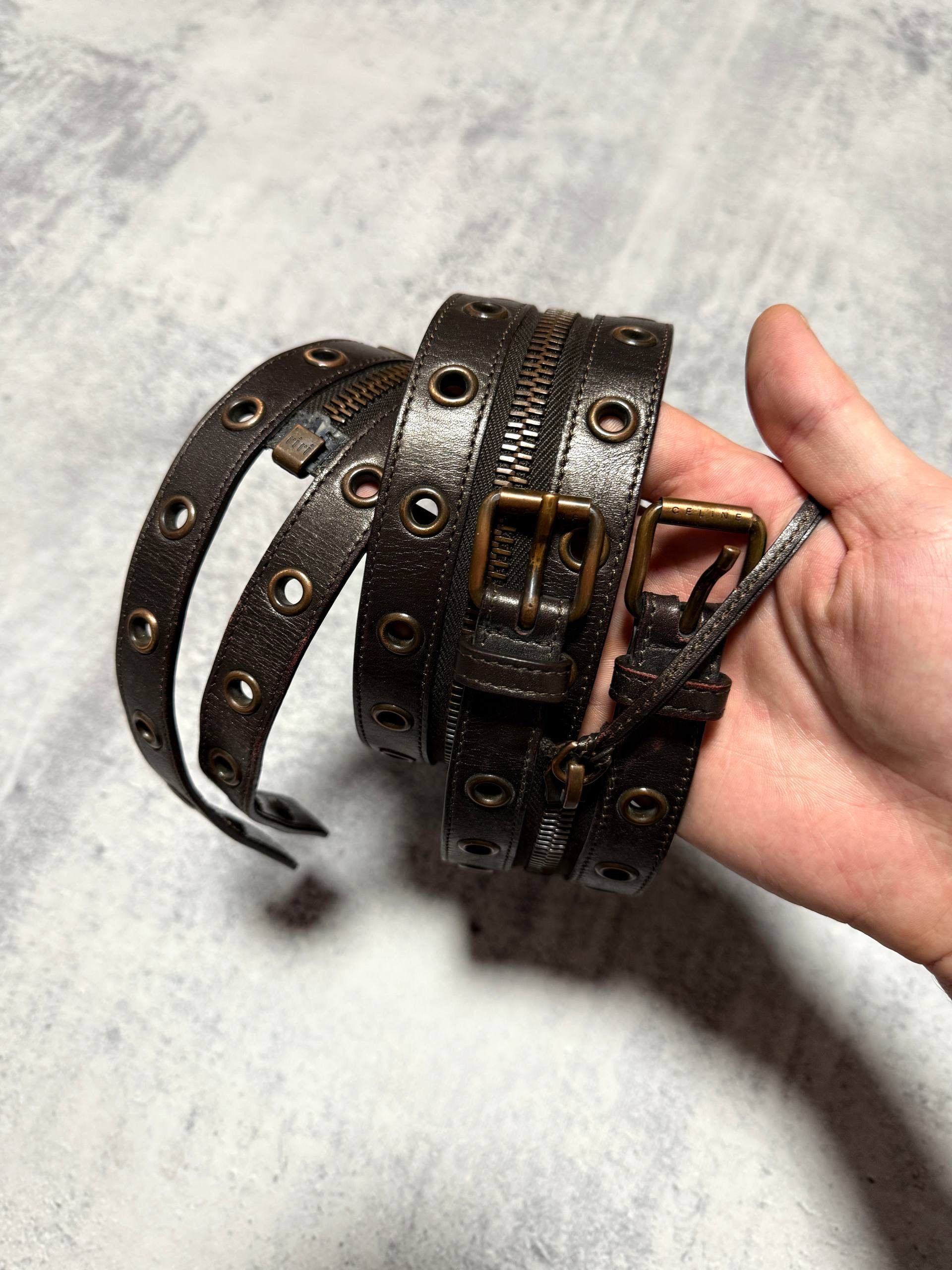 Celine Archive Celine Zipper Belt Size ONE SIZE - 1 Thumbnail