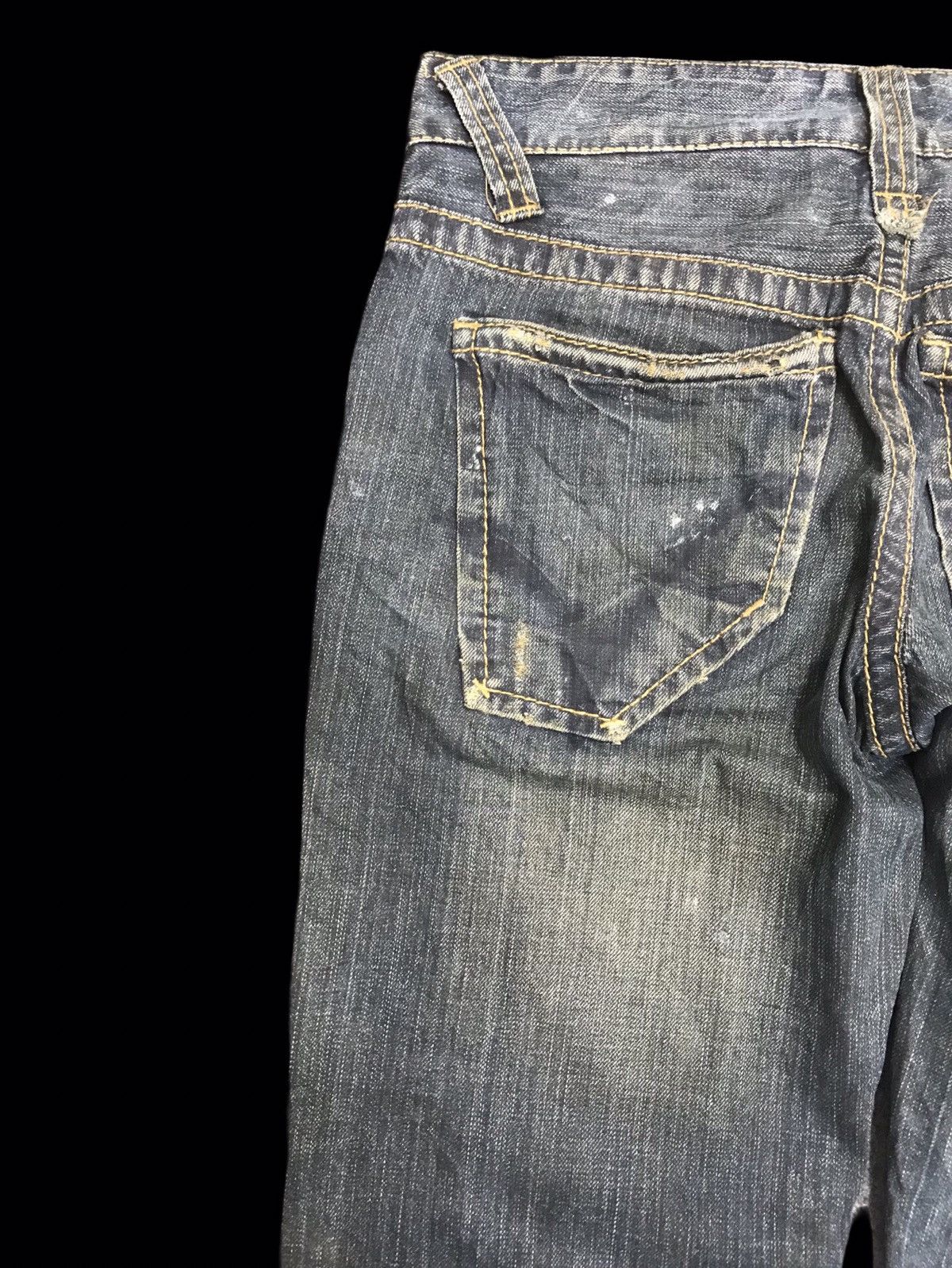 Seditionaries 💥90s Style💥Stitch Rusty Wash Distressed Denim F126 Size US 31 - 12 Thumbnail