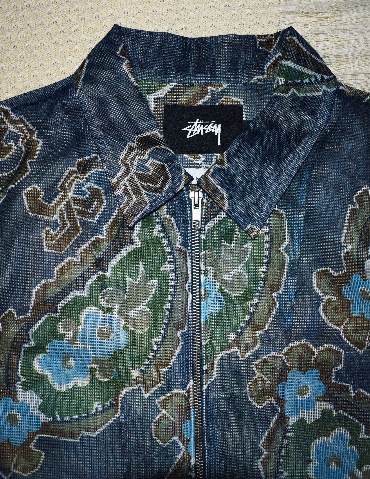 Stussy Stussy Mesh Parsley Jacket Size US S / EU 44-46 / 1 - 2 Thumbnail