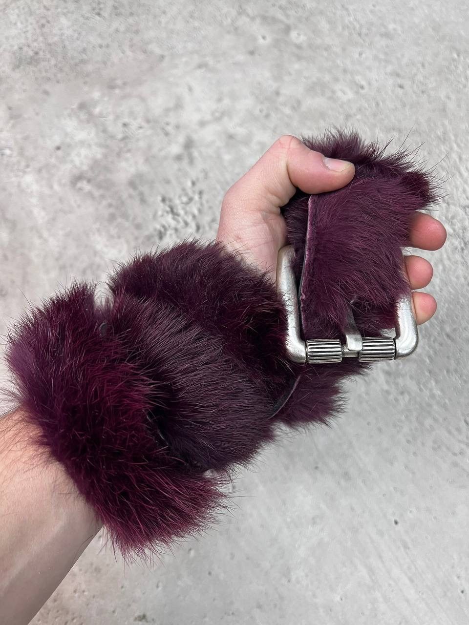Hysteric Glamour × If Six Was Nine × Le Grande Bleu (L.G.B.) FUR BELT Yohii Yamamoto Junya _•Watanabe Playboi Carti Style Size ONE SIZE - 1 Thumbnail