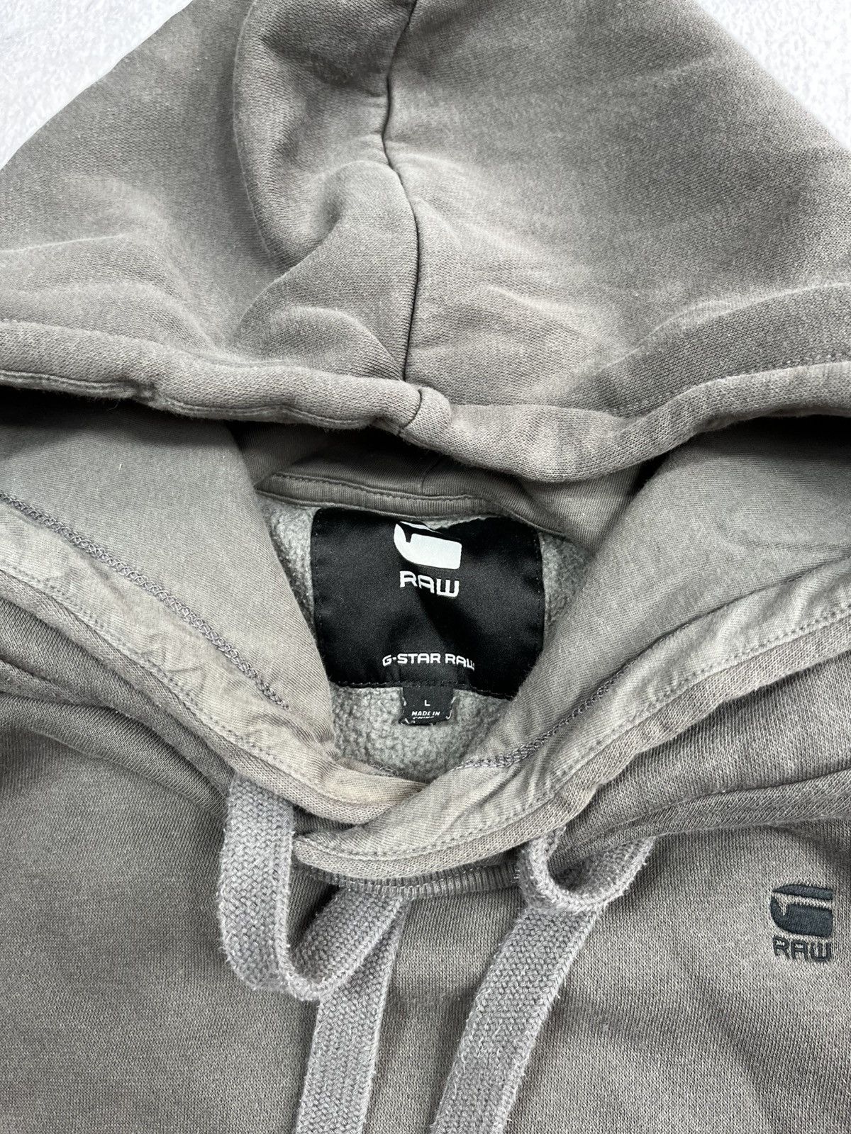G-Star × Vintage Vintage Y2K G Star faded hoodie streetwear size L Size US L / EU 52-54 / 3 - 9 Thumbnail