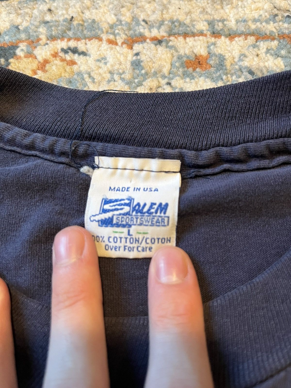 Salem Sportswear Vintage Georgetown Hoyas Shirt Size US L / EU 52-54 / 3 - 2 Thumbnail