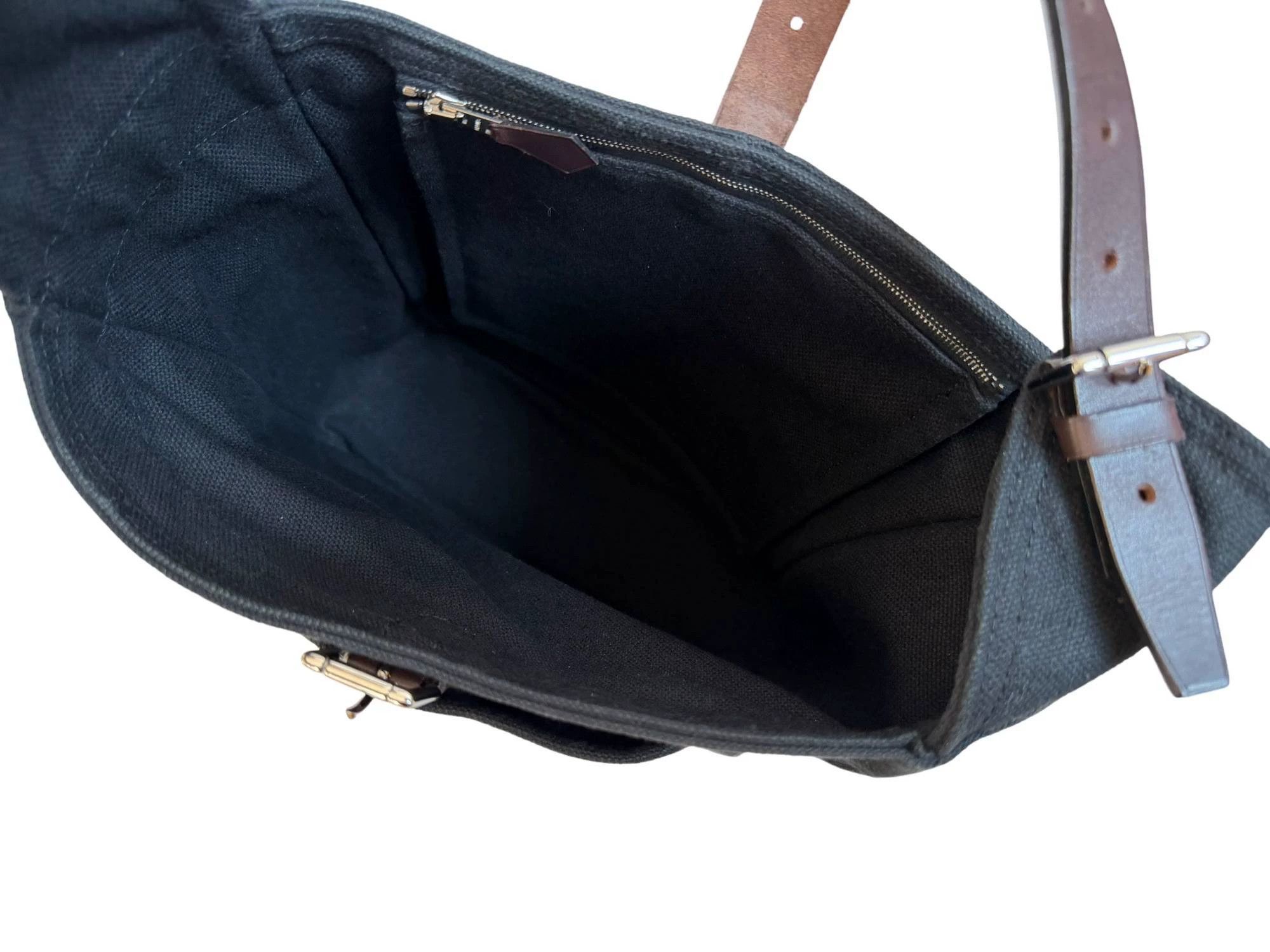 Hermes Hermes Marwari Black Denim Hobo Bag 95 New Size ONE SIZE - 7 Thumbnail